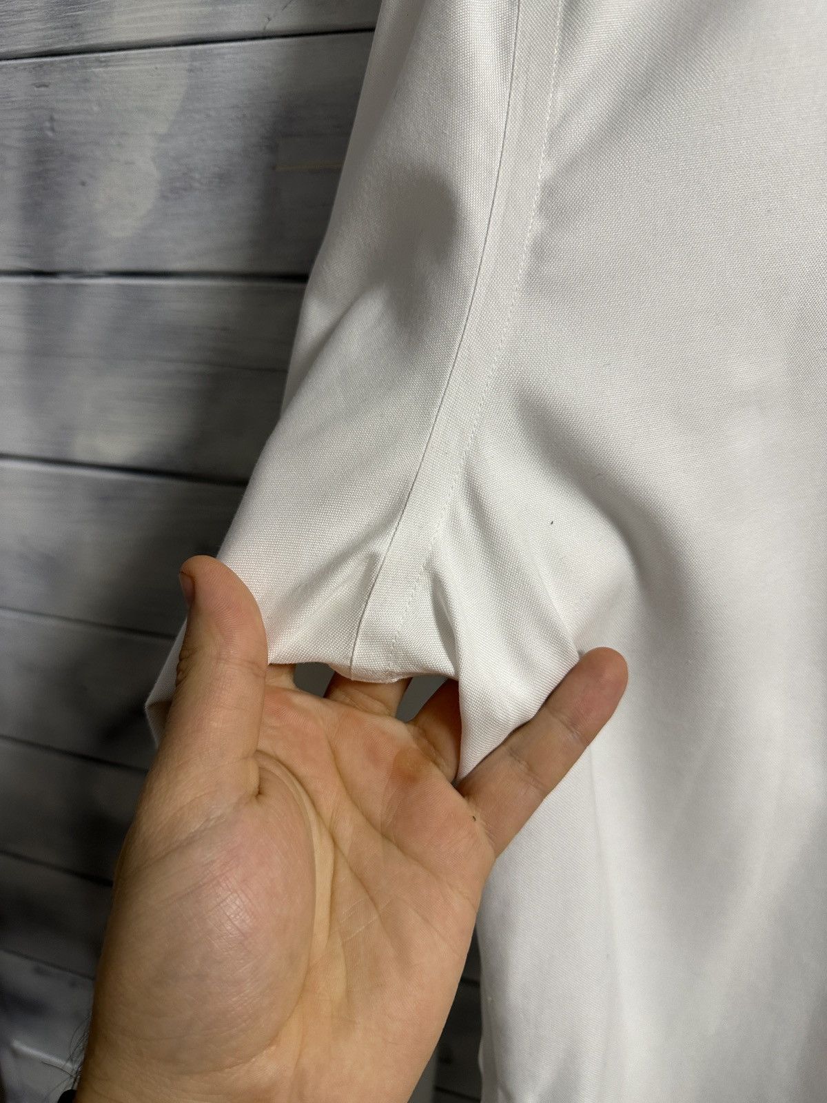 Suitsupply Rare Luxury Shirt Suitsupply Cotton White Color Size US L / EU 52-54 / 3 - 3 Thumbnail
