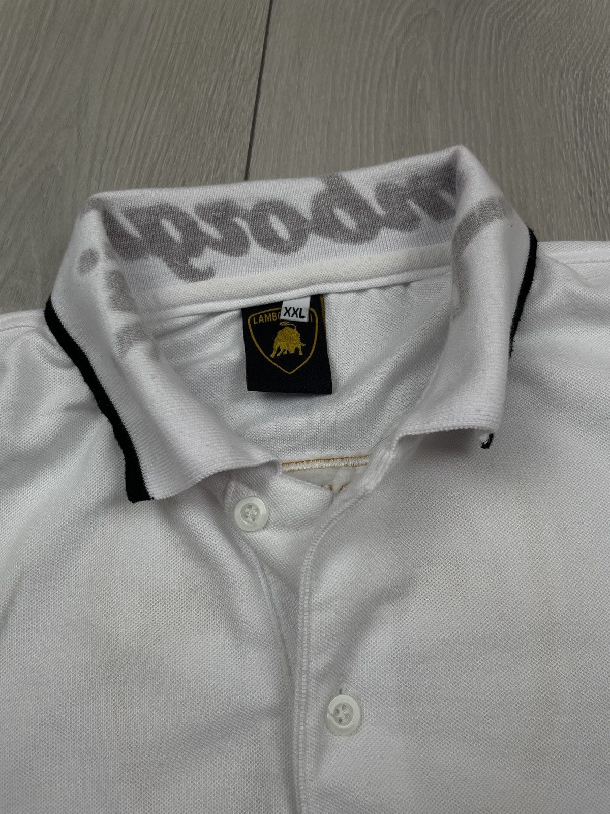 Lamborghini Lamborghini Vintage Men’s White Polo Shirt Size XL Size US XL / EU 56 / 4 - 5 Thumbnail