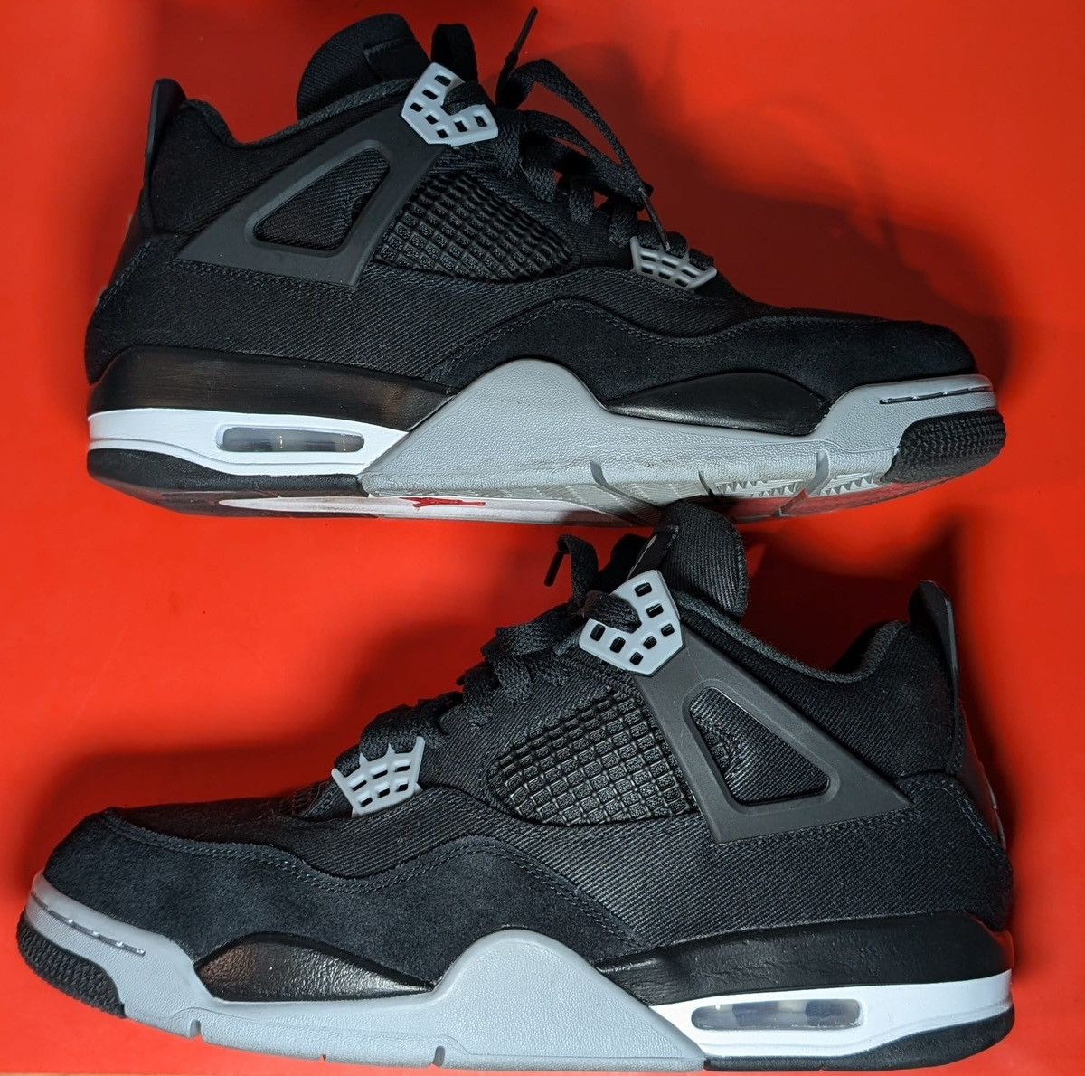 Jordan Brand Size 10 - Jordan 4 Retro SE Black Canvas Size US 10 / EU 43 - 3 Thumbnail