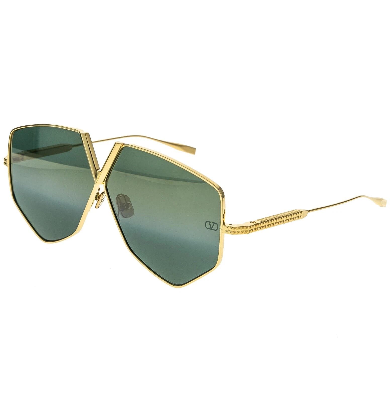 Valentino VALENTINO V HEXAGON VLS115 Gold Titanium VLS 115B Sunglass Size ONE SIZE - 10 Thumbnail