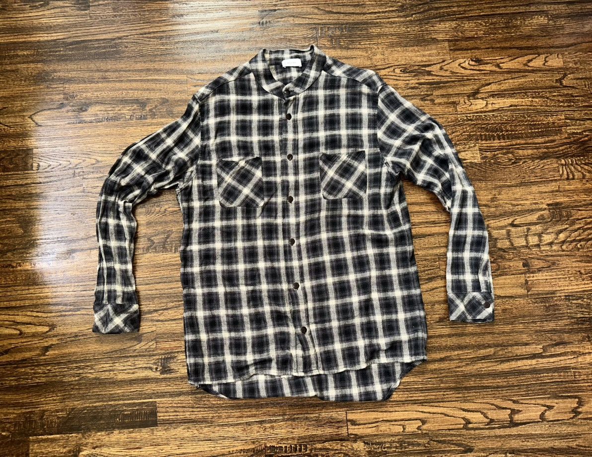 Rhude Rhude Button Up Flannel Shirt Plaid Black/white/gray Size XL Size US XL / EU 56 / 4 - 1 Thumbnail