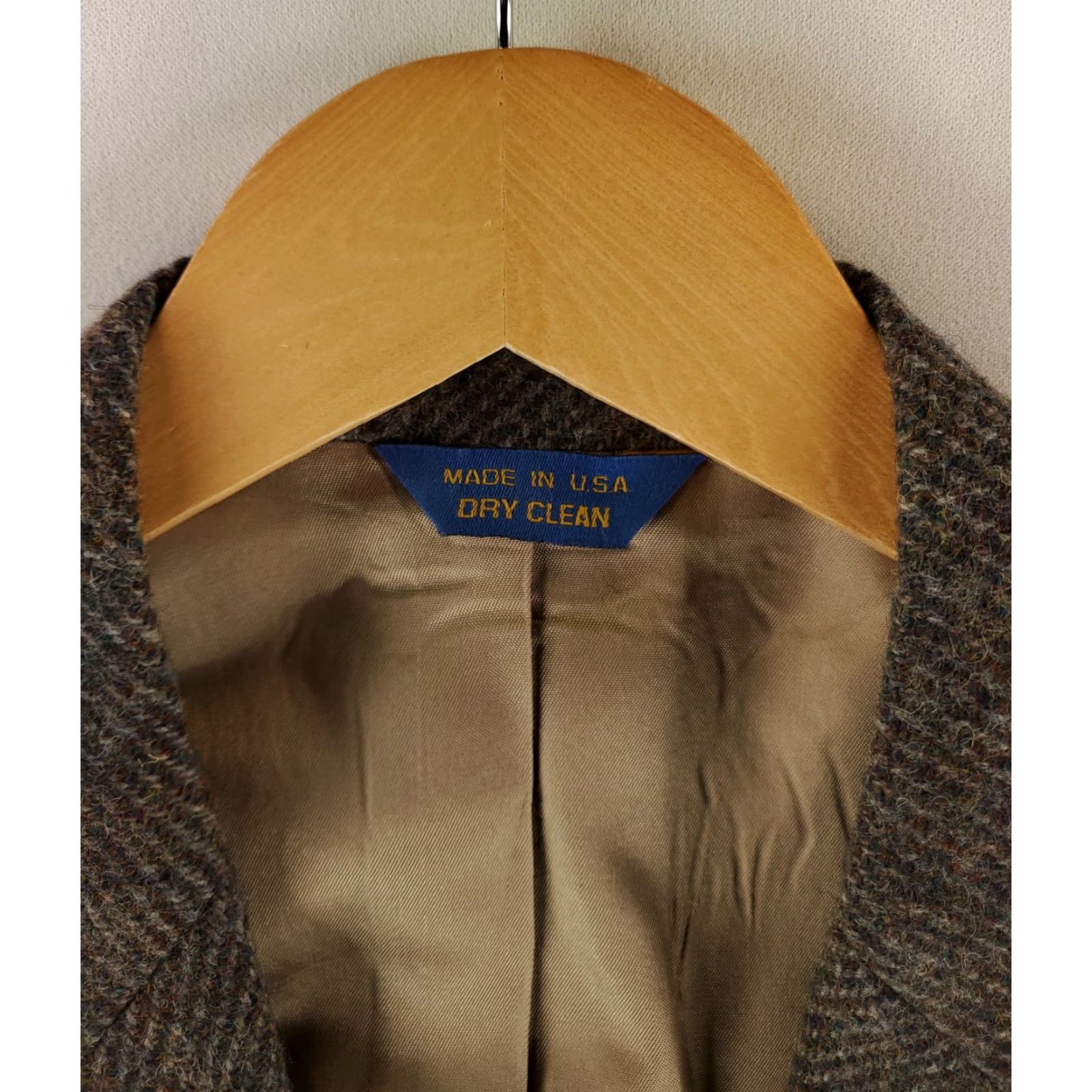 Pendleton VINTAGE Pendleton Sport Coat Jacket Blazer Tweed Brown Elbows Made USA Mens 40 Mens Brown 40 Size 40R - 2 Thumbnail