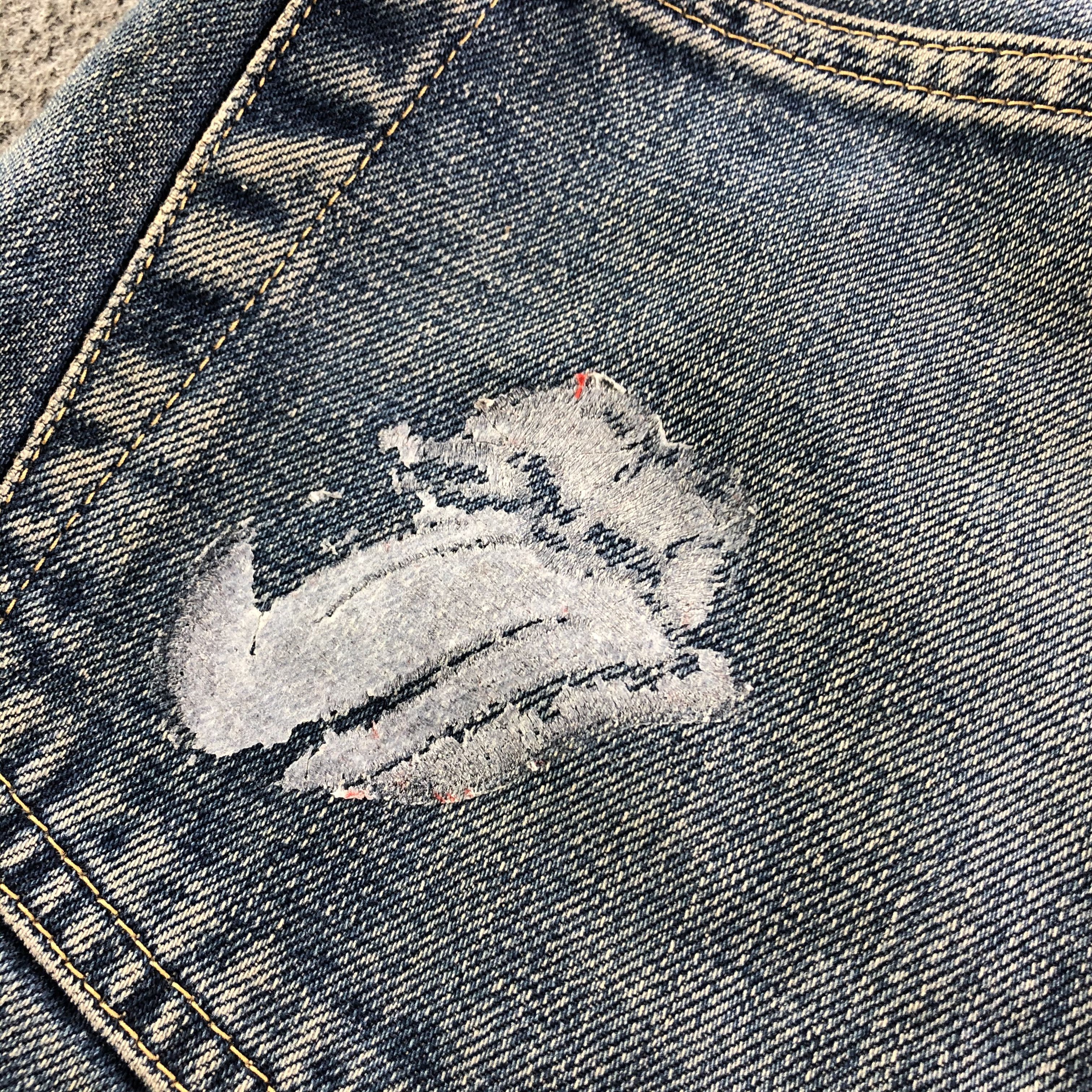 Japanese Brand × Vintage Vintage Sewing Chop Redline Jeans-J2994 Size US 31 - 7 Thumbnail