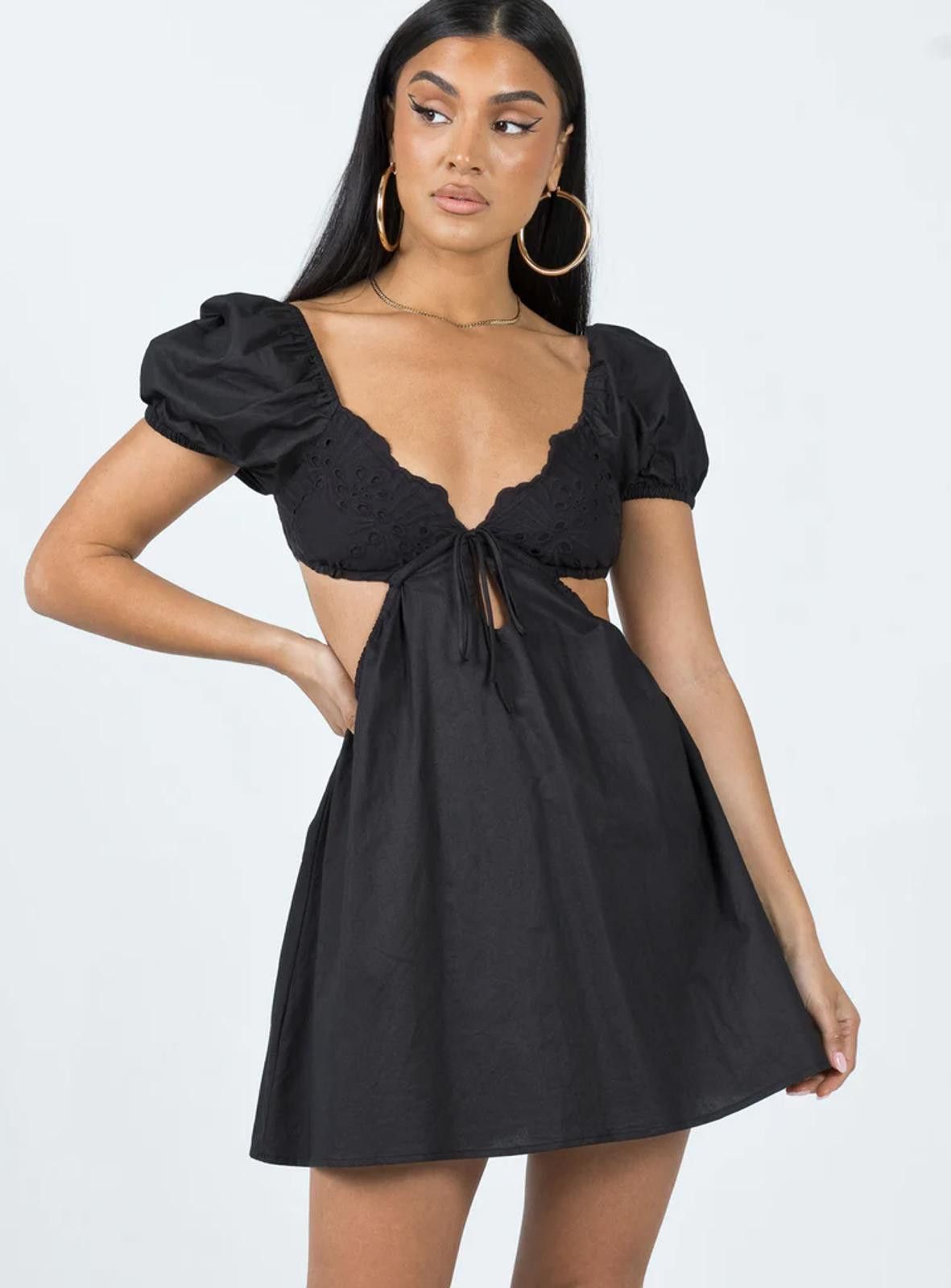 Designer Chic Princess Polly Cut-Out Mini Dress Size XS / US 0-2 / IT 36-38 - 8 Thumbnail