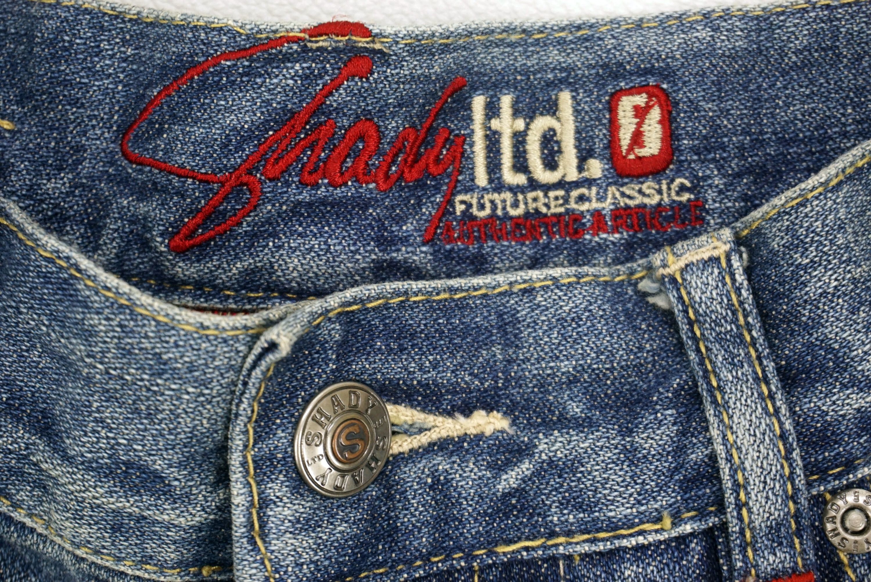 Eminem Vintage Shady Jeans fits W31xL31.5 Y2K Hip Hop Denim Size US 30 / EU 46 - 5 Thumbnail