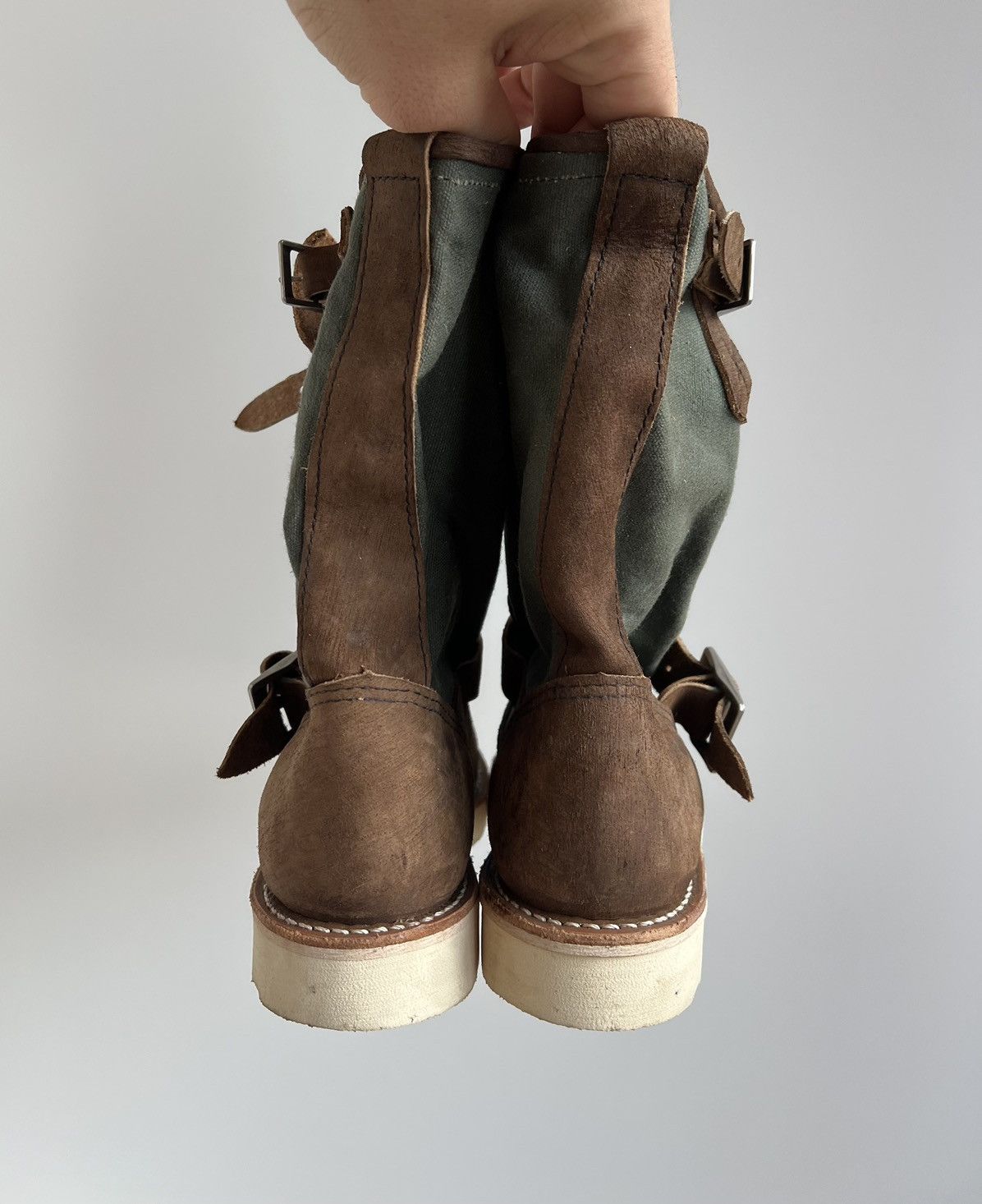 Red Wing × Vintage Vintage Red Wing 2980 Suede Brown Boots Shoes Size US 5 / EU 37 - 10 Thumbnail