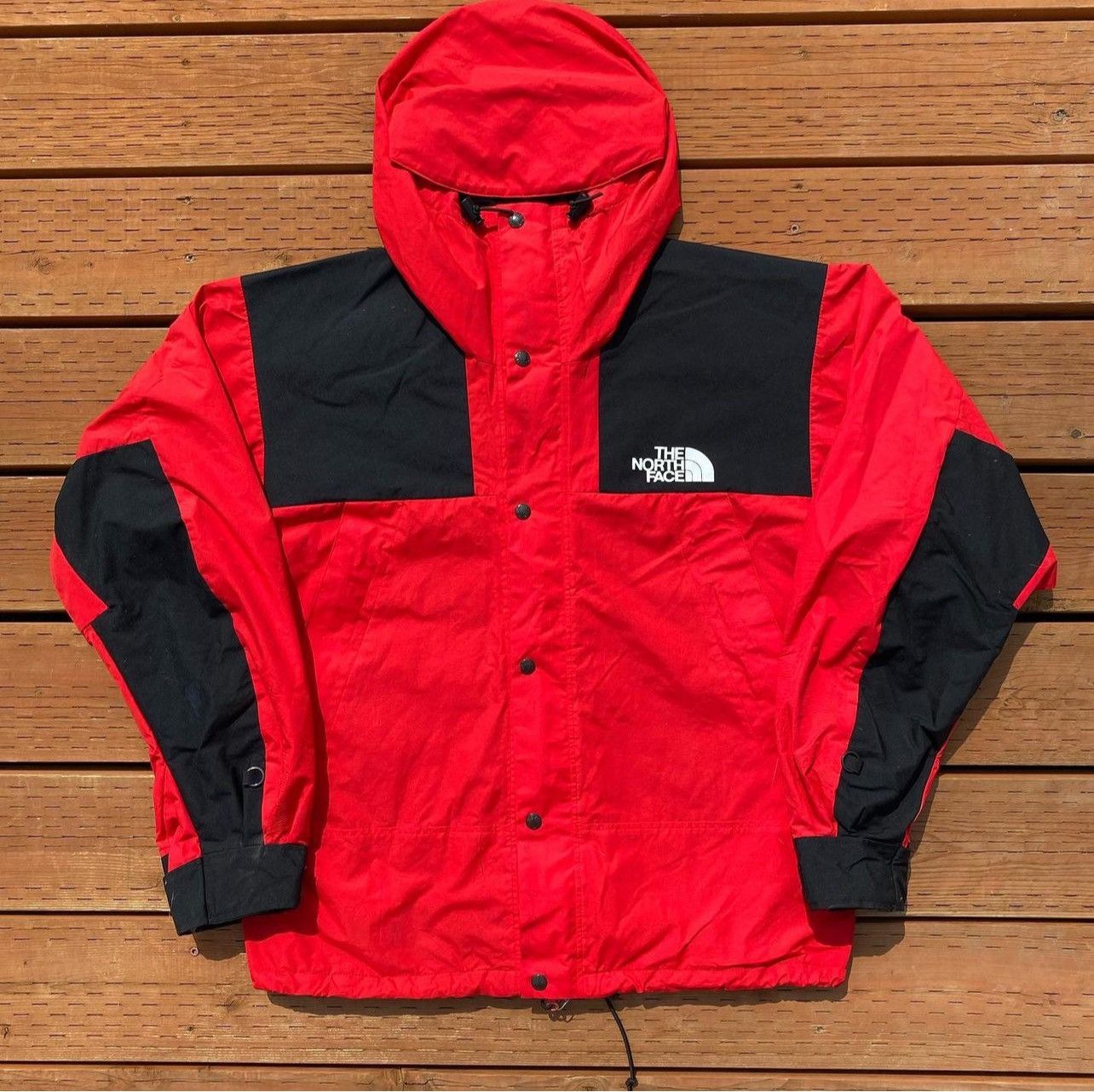 Vintage The North Face Mountain Jacket Goretex 90s Hooded 2 Zippers