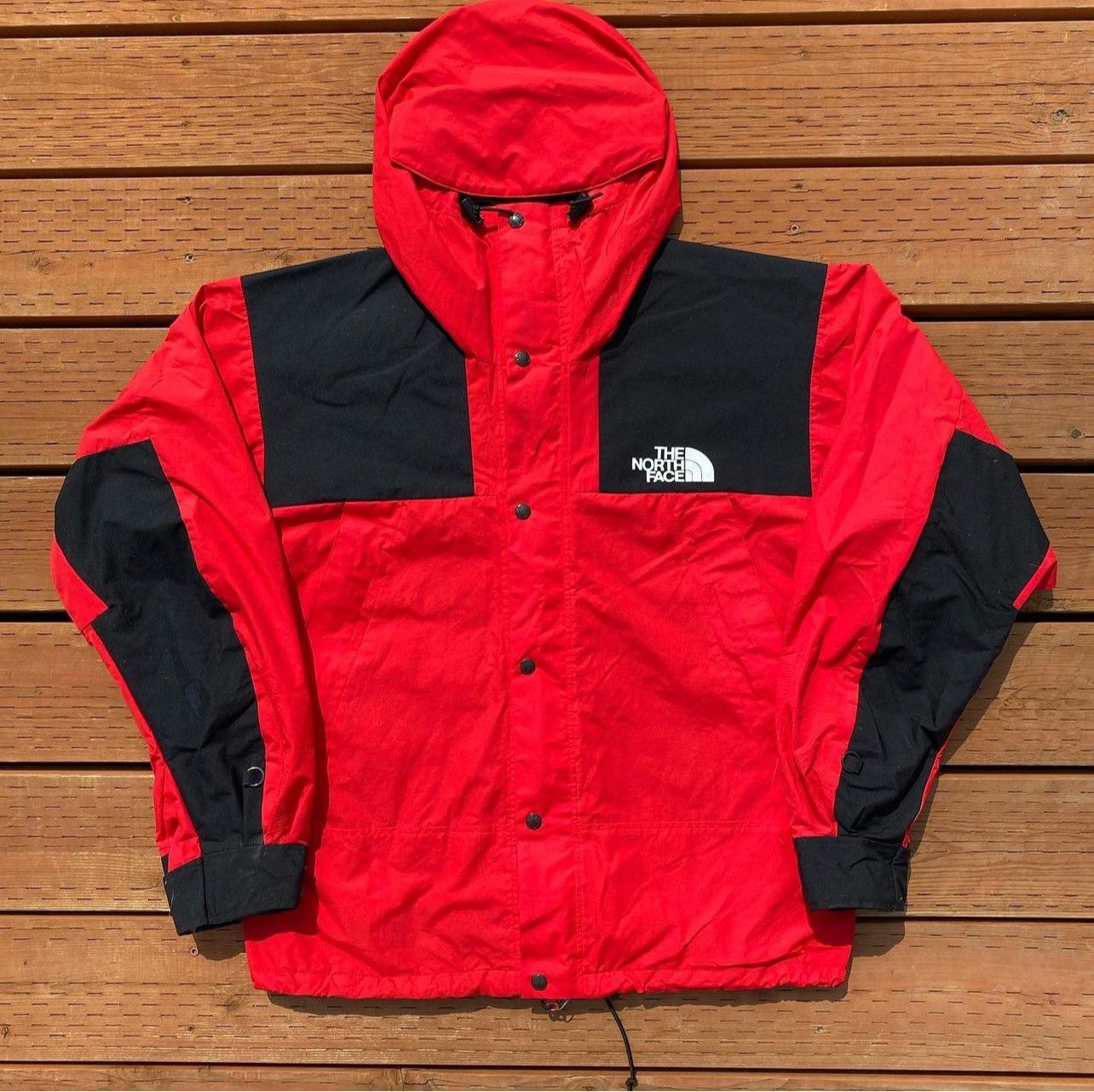 Vintage The North Face Mountain Jacket Gore-tex 90s Hooded 2 Zippers ...