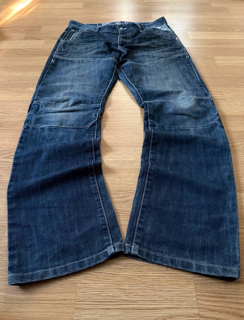 Hysteric Glamour ETO JEANS 9901 Zero One Baggy Flared Jeans Y2K Distressed Size US 32 / EU 48 - 4 Thumbnail