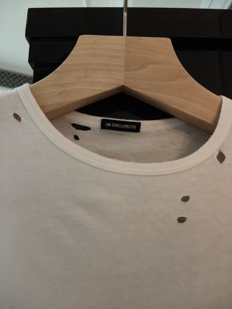 Ann Demeulemeester Ann Demeulemeester Size M White T-shirt Size M / US 6-8 / IT 42-44 - 2 Thumbnail