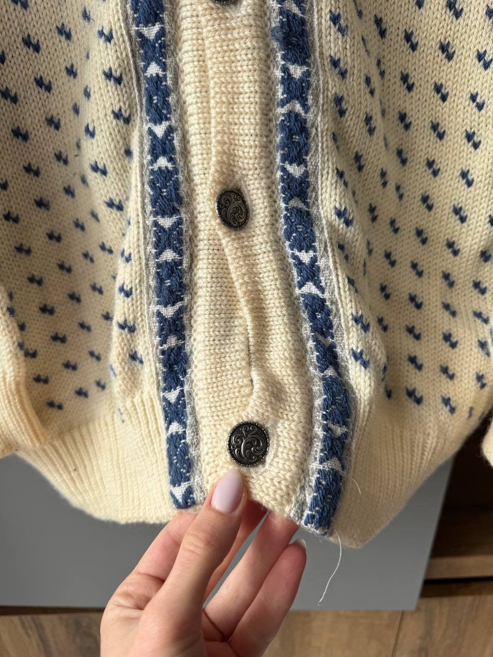 Dale Of Norway × Vintage DALE of NORWAY Pure New Wool Cardigan Winter Knit Vintage Size M / US 6-8 / IT 42-44 - 4 Thumbnail