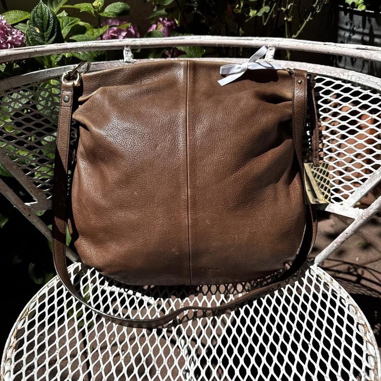 Furla Furla Large Brown Leather Crossbody Bag Size ONE SIZE - 1 Thumbnail
