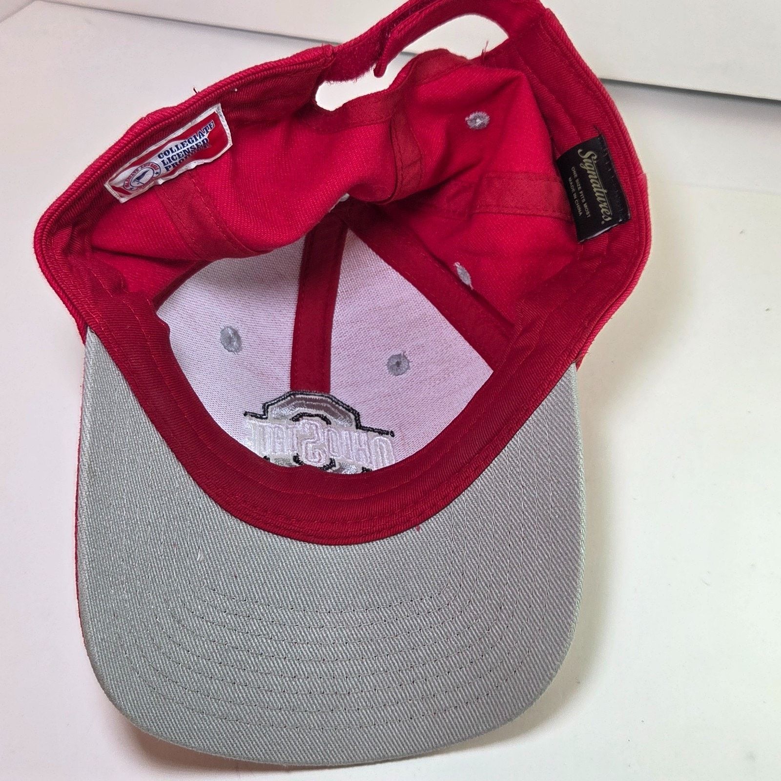 Signatures Ohio State Buckeyes Scarlet Hat Collegiate Signatures OSFM Size ONE SIZE - 9 Thumbnail