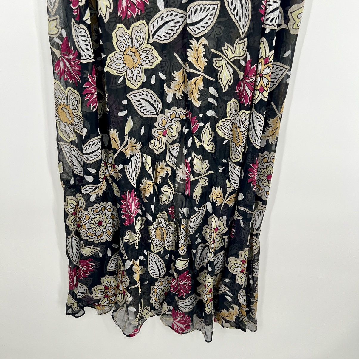 Rag & Bone Rag & Bone Tamar Twist Front Floral Chiffon Asymmetrical Size M / US 6-8 / IT 42-44 - 9 Thumbnail