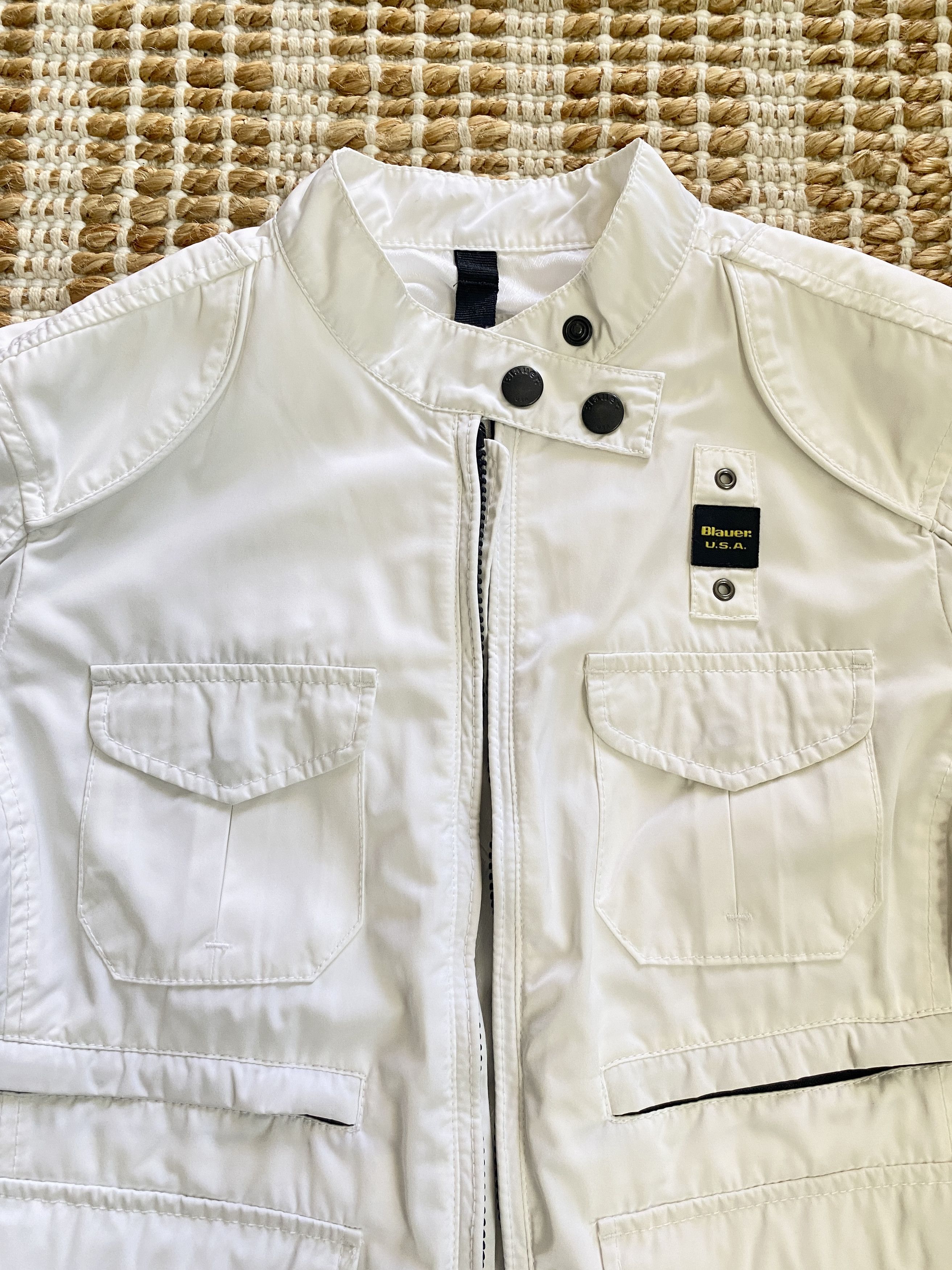 Other Authentic Blauer USA Women’s Lightweight White Jacket Size S / US 4 / IT 40 - 2 Thumbnail