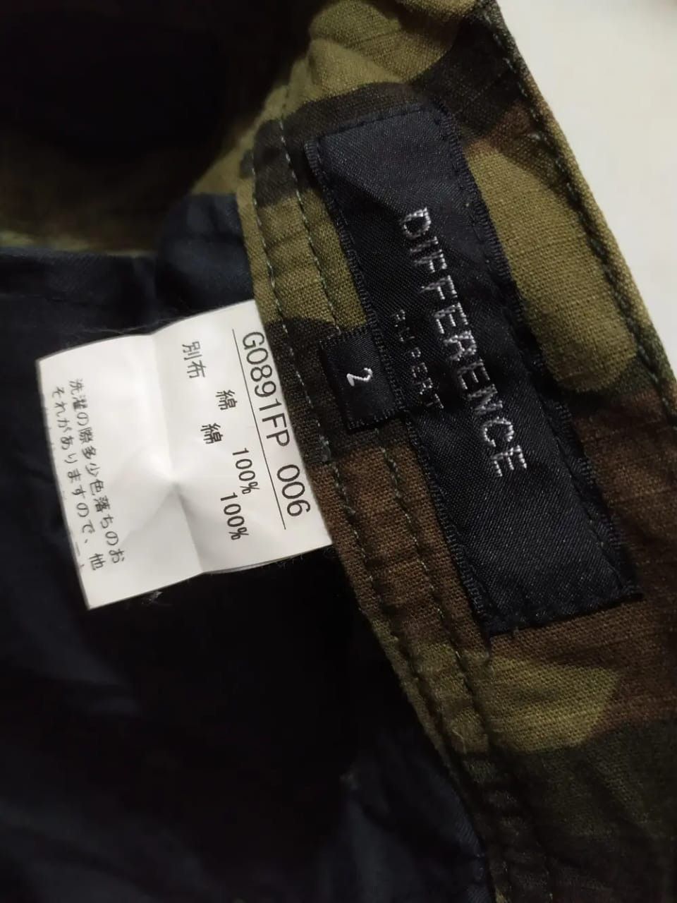 Japanese Brand Difference Rupert Olive Cargo Pants Double Waist Size US 30 / EU 46 - 10 Thumbnail