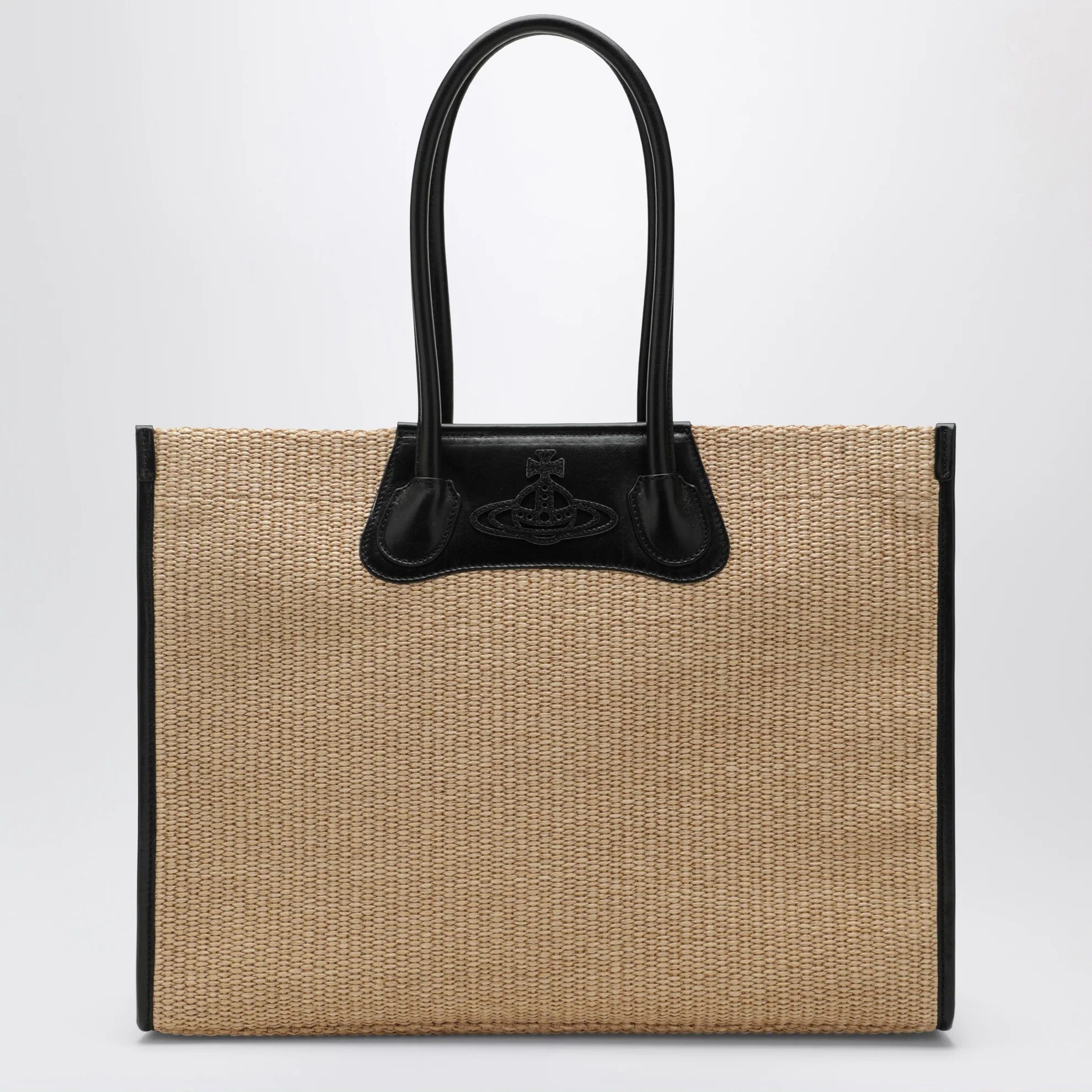 Vivienne Westwood o1d2blof0526 Size: OS / Troy Tote Bag in Beige Size ONE SIZE - 1 Thumbnail