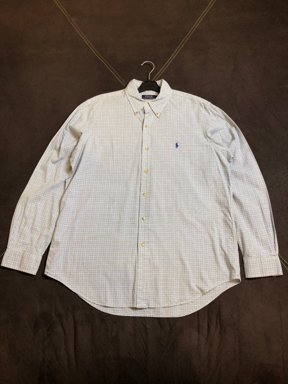 Polo Ralph Lauren VINTAGE Ralph Lauren Checkered Shirt Adult Size US L / EU 52-54 / 3 - 1 Thumbnail