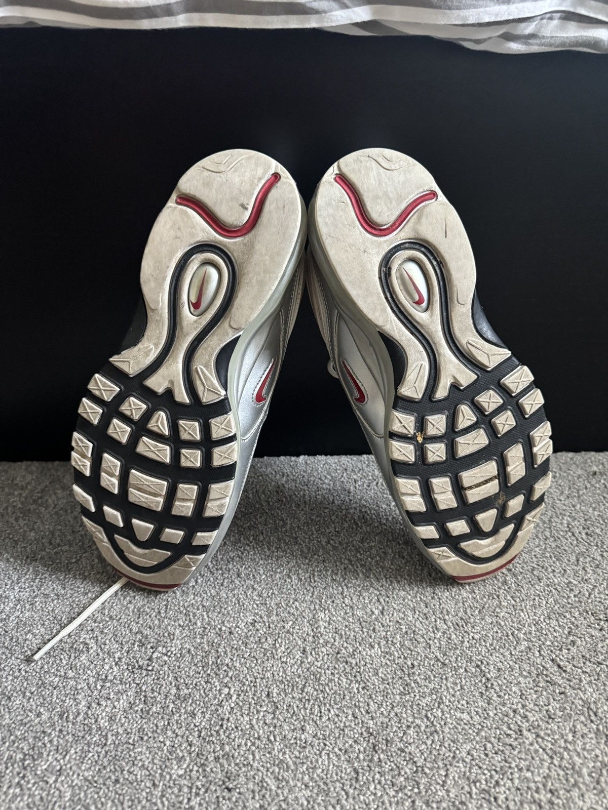 Nike Air Max 97 White Gray Size US 9.5 / EU 42-43 - 5 Thumbnail