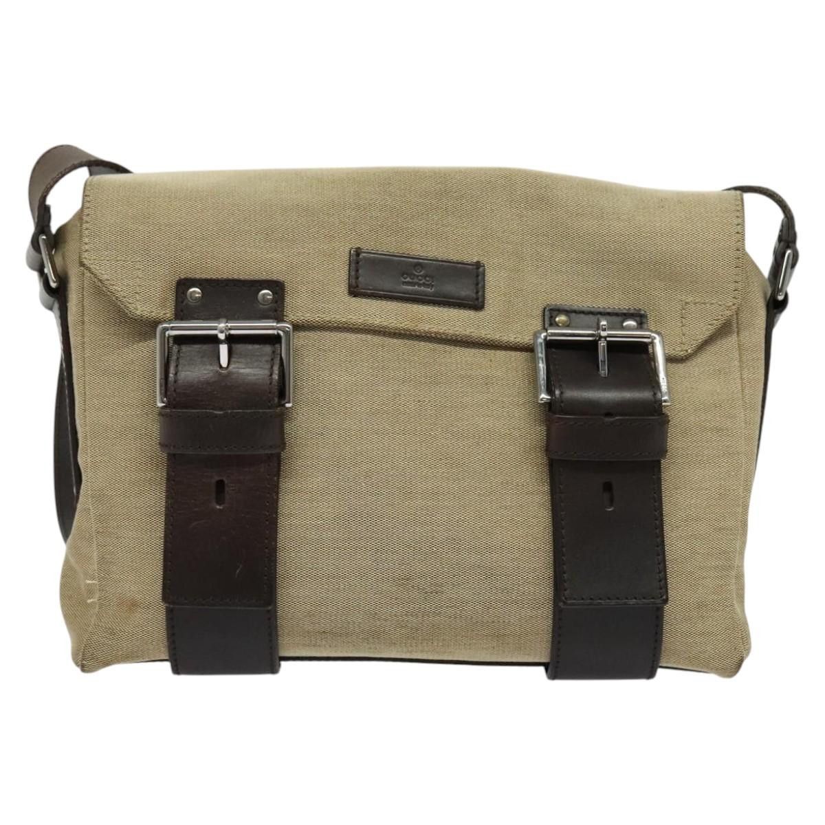 Gucci GUCCI Shoulder Bag Canvas Beige Silver Size ONE SIZE - 2 Thumbnail