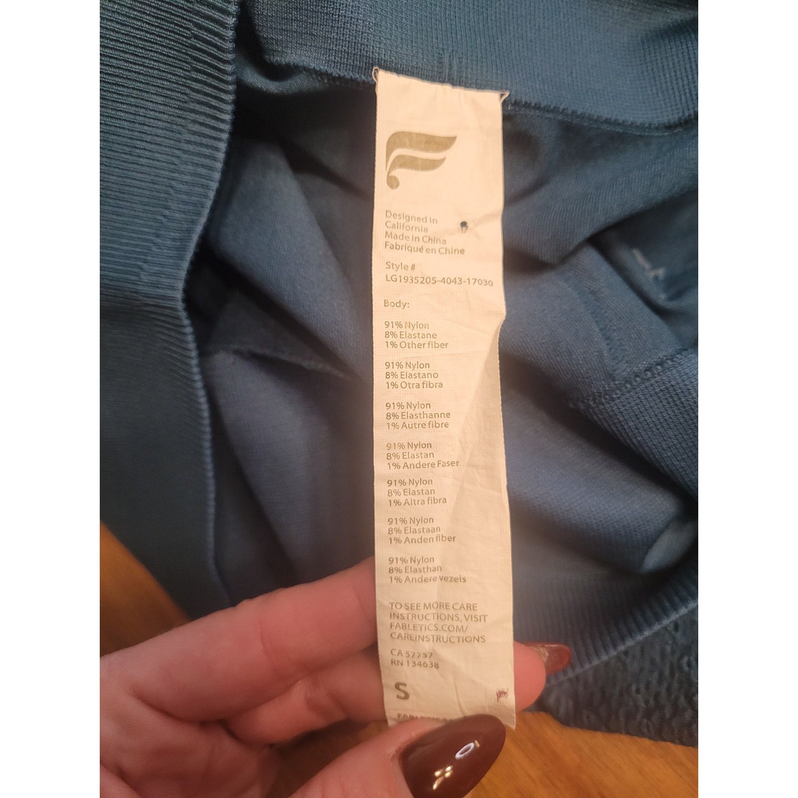 Fabletics Fabletics Seamless Sync 7/8 Leggings Green S EUC Size 24" / US 00 / IT 34 - 10 Thumbnail
