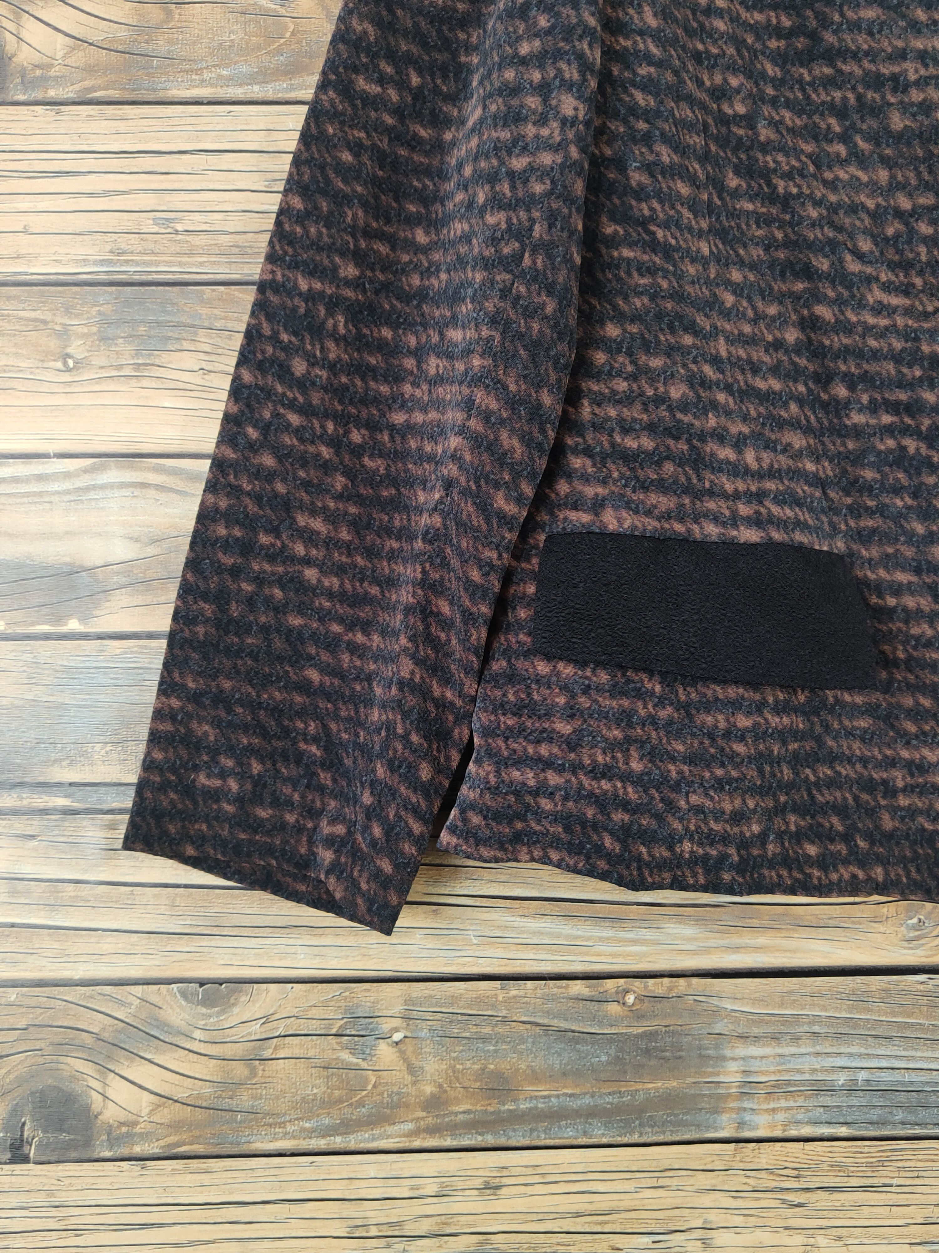 Japanese Brand × Vintage Vintage Tomi Miyazki Black Brown Blazers Size M / US 6-8 / IT 42-44 - 4 Thumbnail