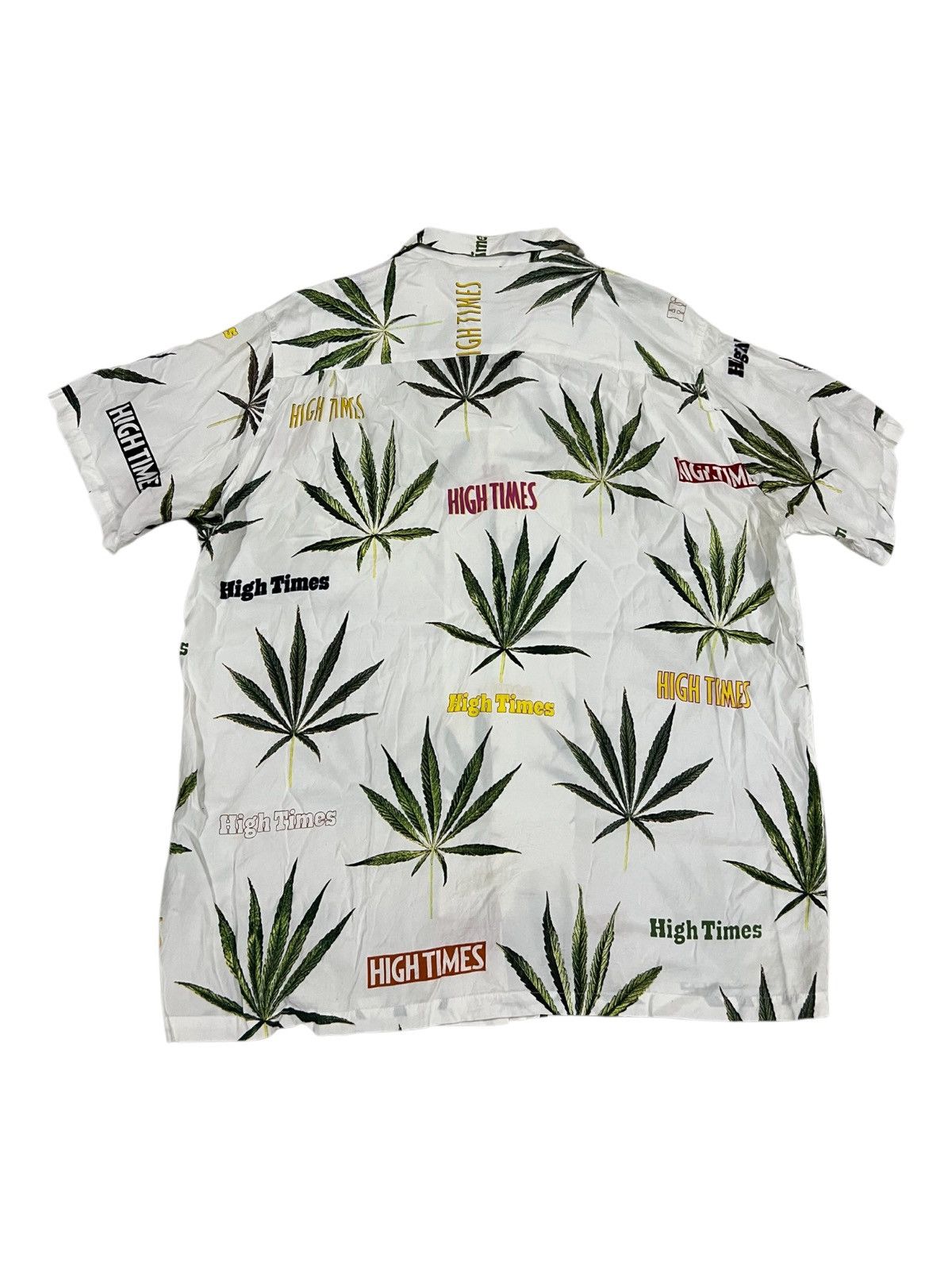 Wacko Maria SS18 Wacko Maria High Times "Marijuana" Rayon Hawaiian Shirt Size US XL / EU 56 / 4 - 5 Thumbnail