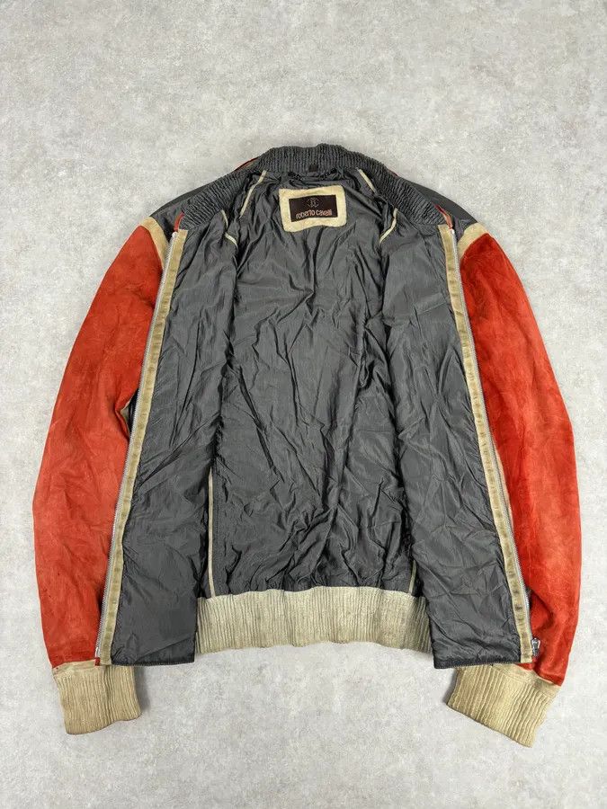 Roberto Cavalli Roberto Cavalli Biker Suede Calf Leather Jacket Size US M / EU 48-50 / 2 - 7 Thumbnail