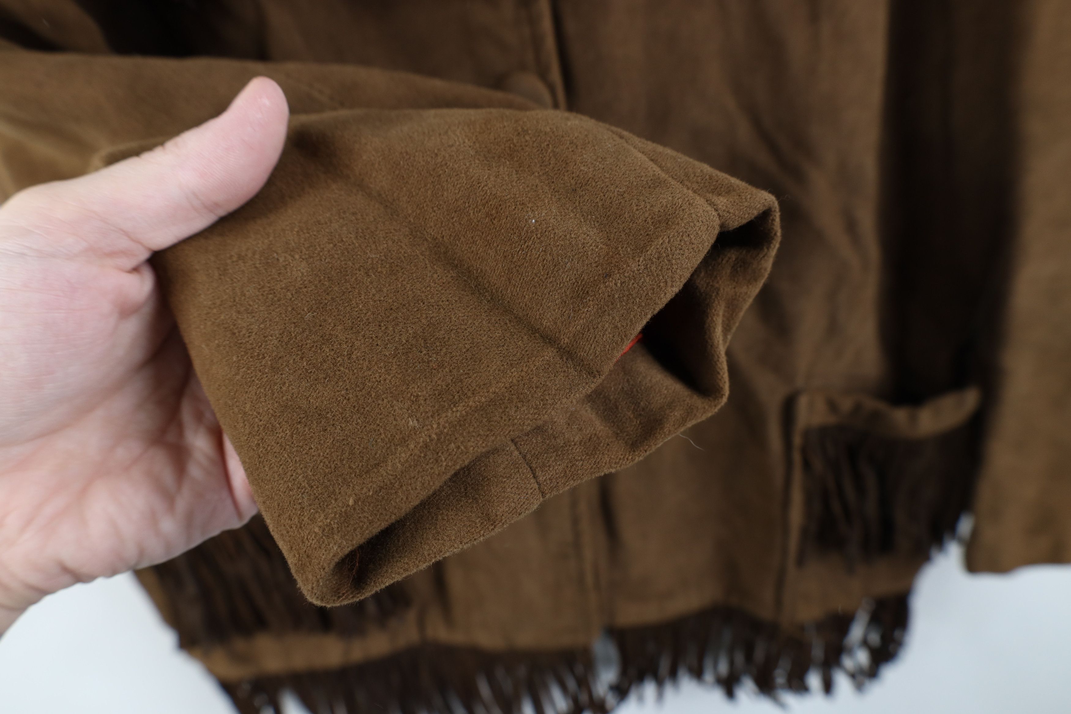Vintage Vintage 60s 70s Western Fringed Button Jacket Brown USA Size XL / US 12-14 / IT 48-50 - 8 Thumbnail