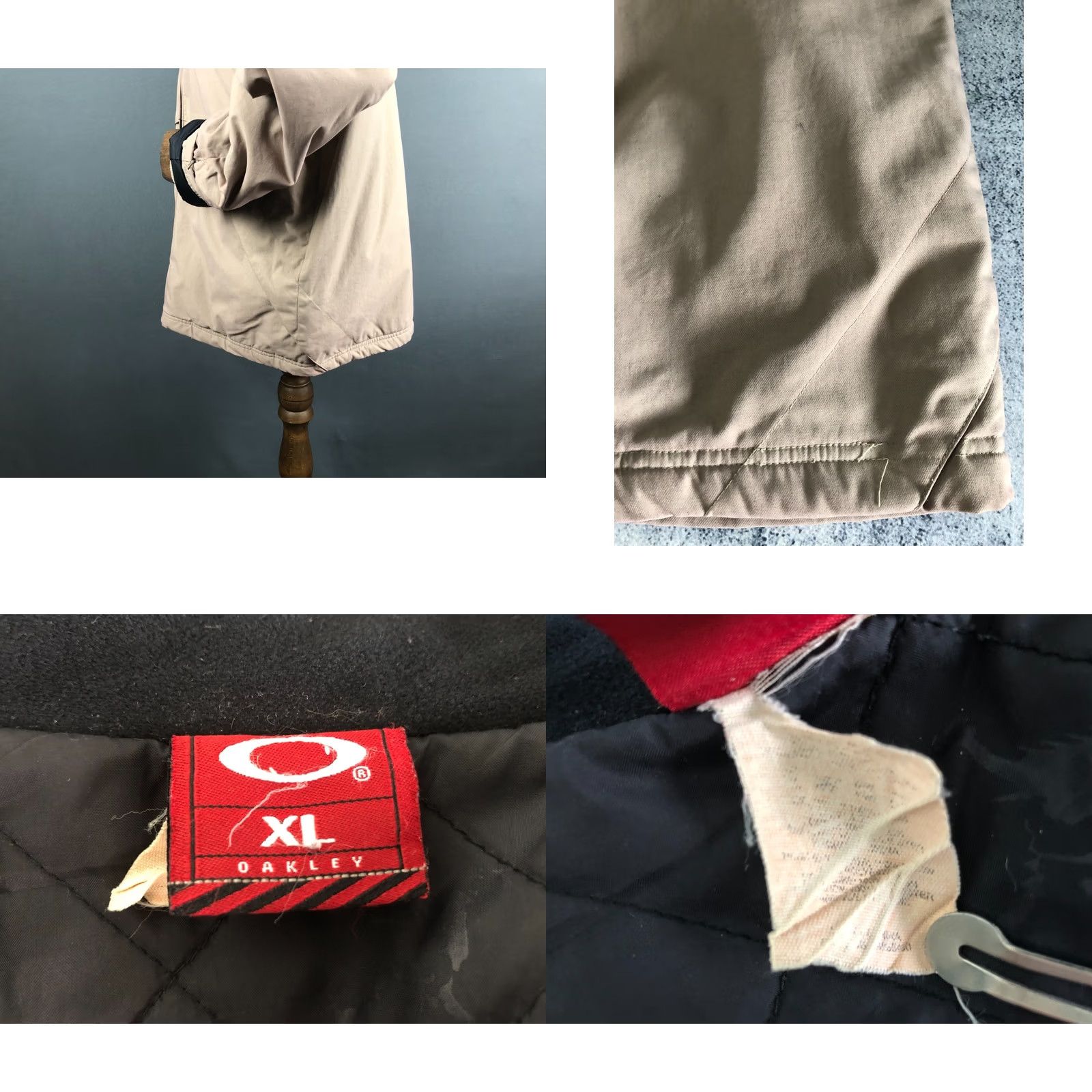 Oakley Oakley Jacket XL Brown Cotton Blend Full Zip Windbreaker Mens Styles Logo Chest Pocket Pockets Zip Side Pockets Size US XL / EU 56 / 4 - 9 Thumbnail