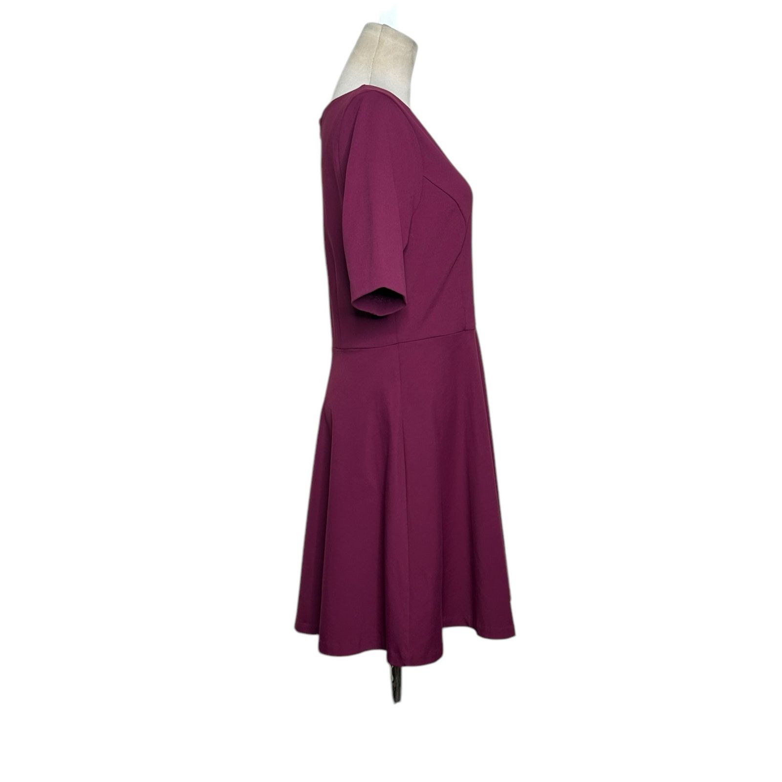 Cynthia Rowley Cynthia Rowley plum fit and flare mini dress size 8 Size M / US 6-8 / IT 42-44 - 6 Thumbnail