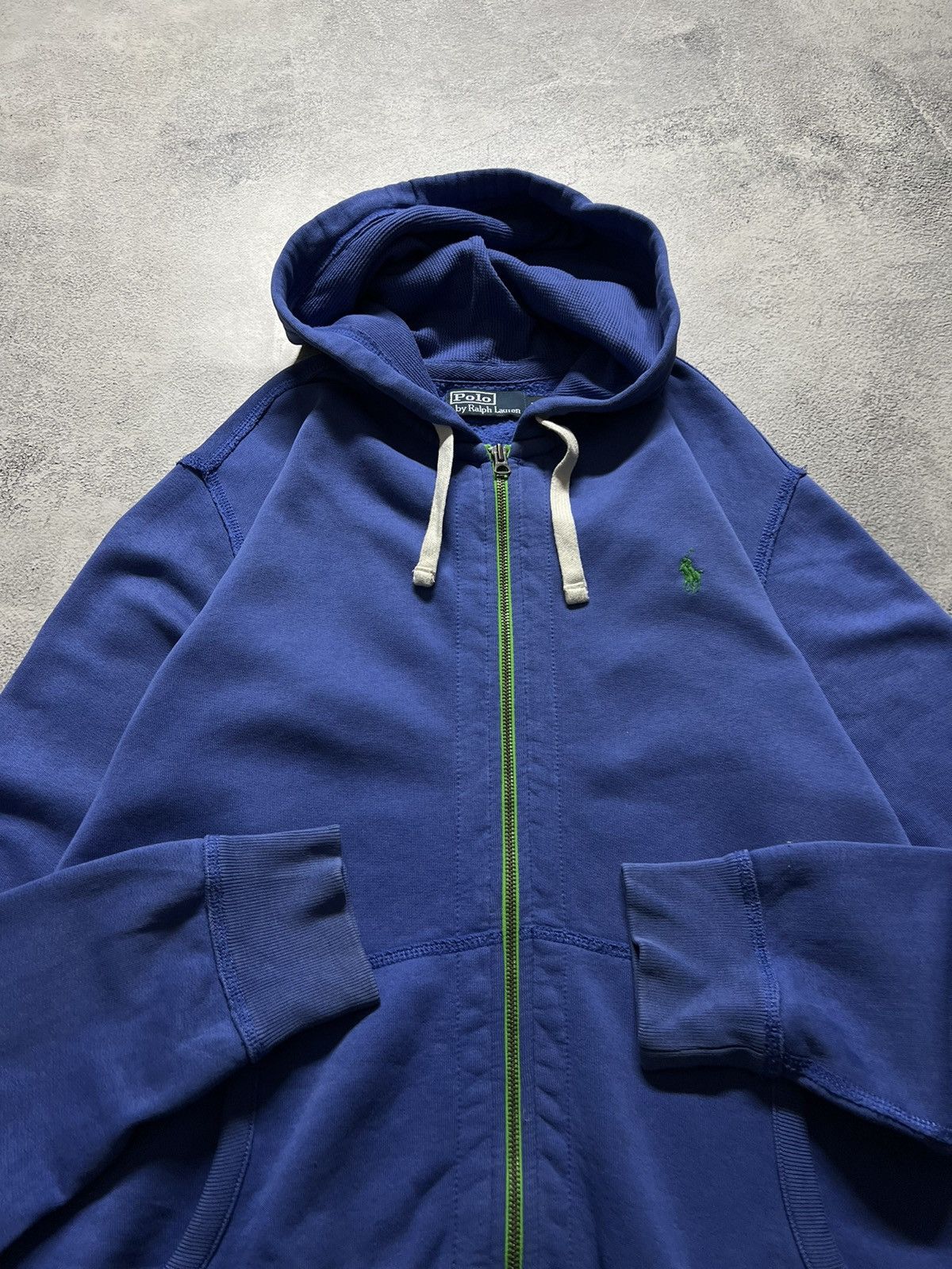 Polo Ralph Lauren × Vintage Vintage Y2k Polo By Ralph Lauren 💙 Zip Hoodie 90’s Size US L / EU 52-54 / 3 - 2 Thumbnail