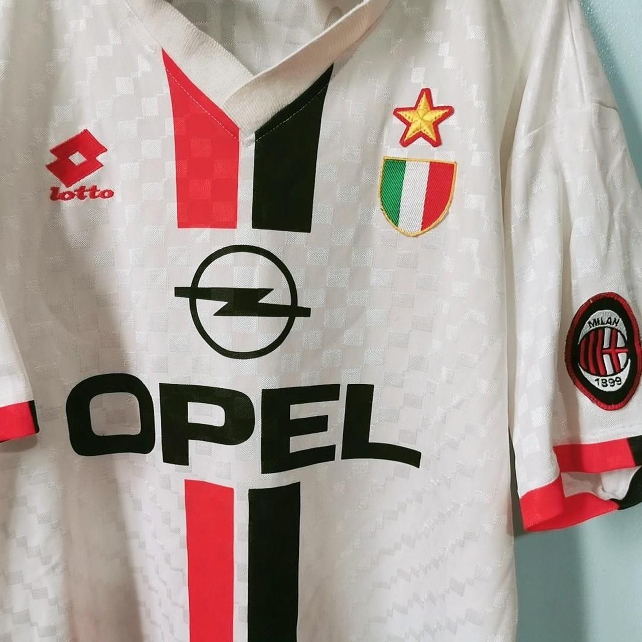 Lotto Sport Issued Ac Milan 1996 1997 Away Maglia maillot Camiseta Size US XL / EU 56 / 4 - 5 Thumbnail