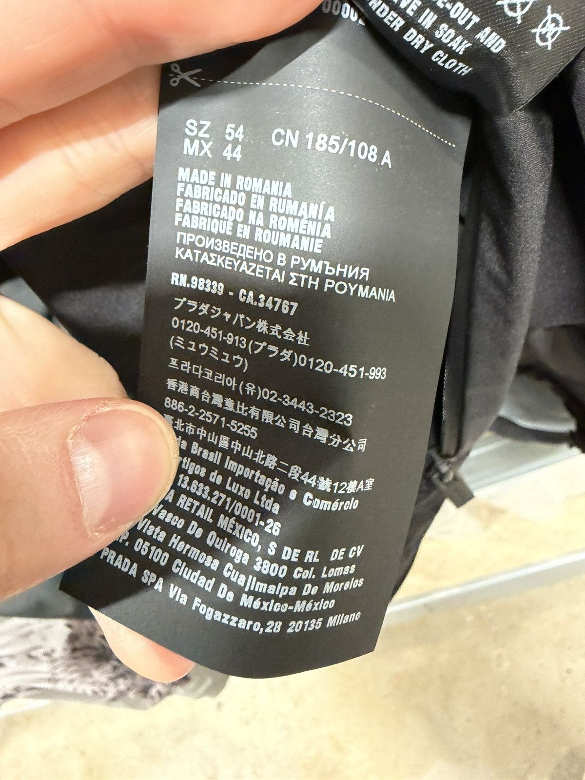 Givenchy Prada Linea Rossa Techincal windbreaker NEW 3000$ Size US XL / EU 56 / 4 - 10 Thumbnail