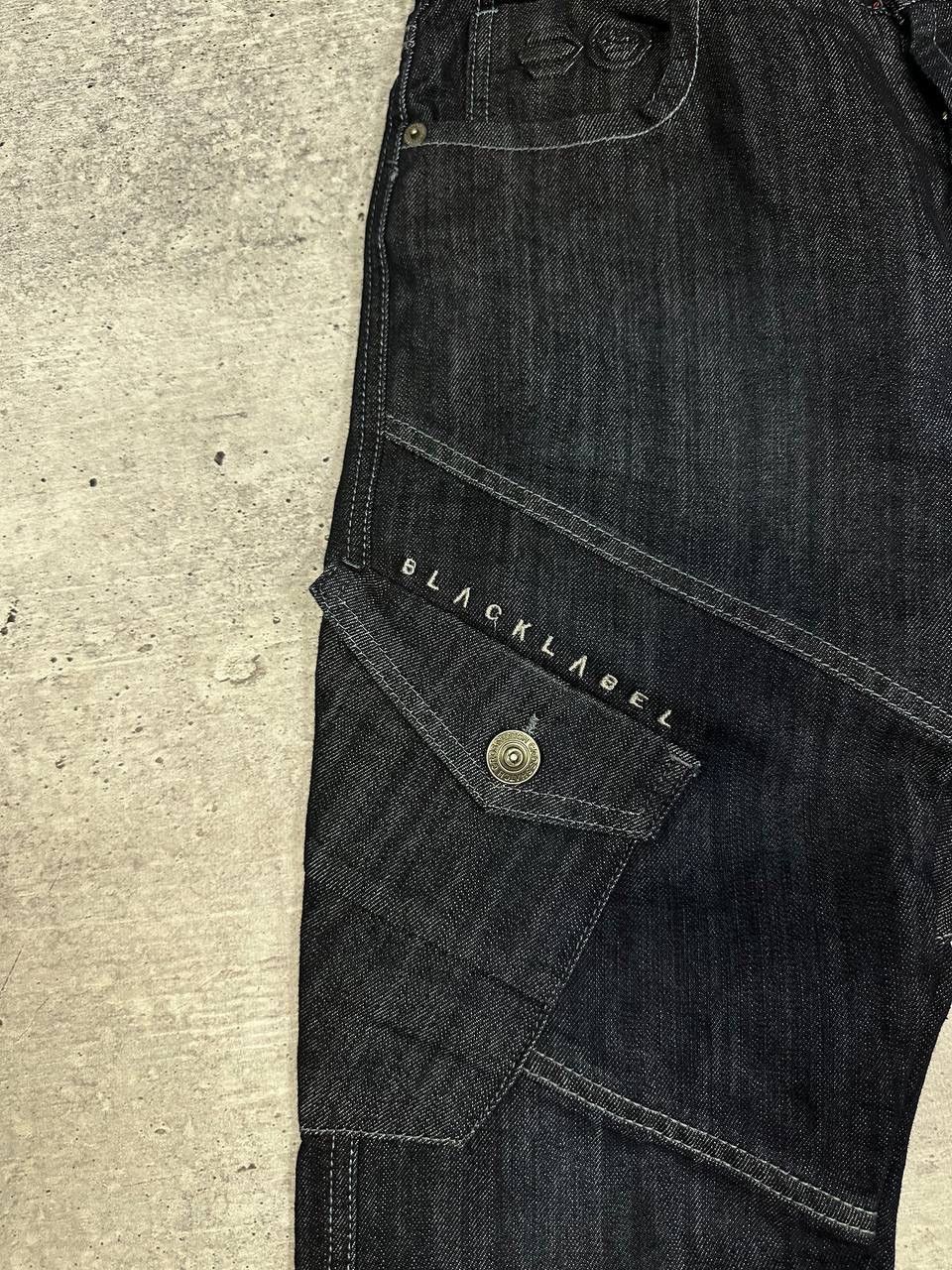 Japanese Brand × Vintage Vintage Denim Cross Hatch Cargo Japanese Pants Size US 30 / EU 46 - 10 Thumbnail