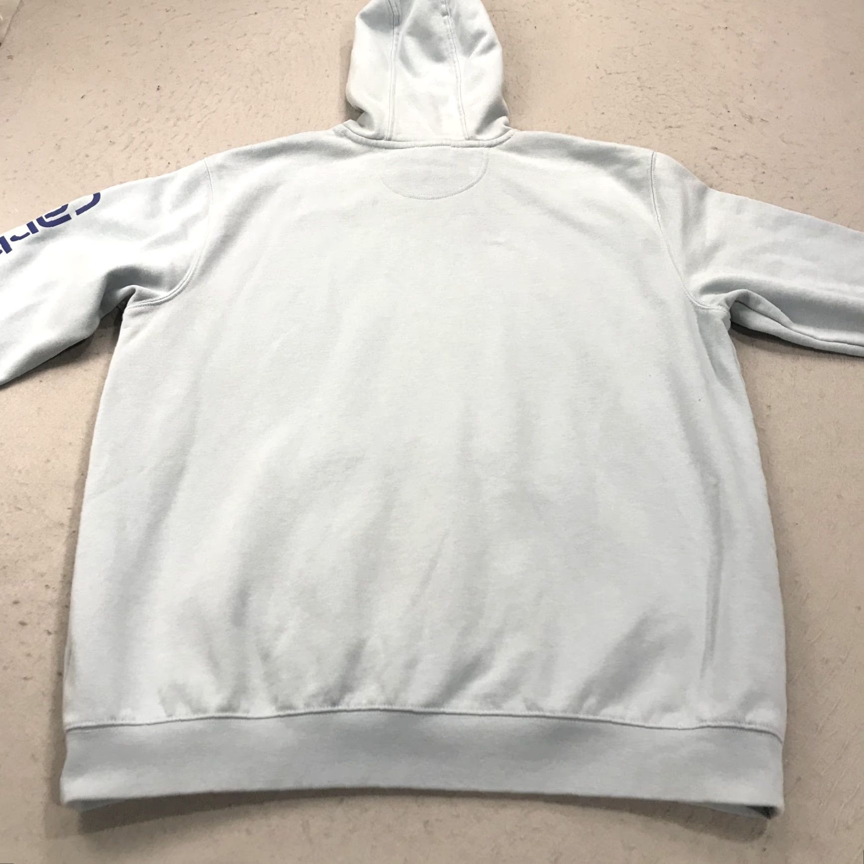 Carhartt Carhartt Hoodie Mens XL Light Blue Loose Midweight Sweatshirt Workwear K288 Size US XL / EU 56 / 4 - 6 Thumbnail