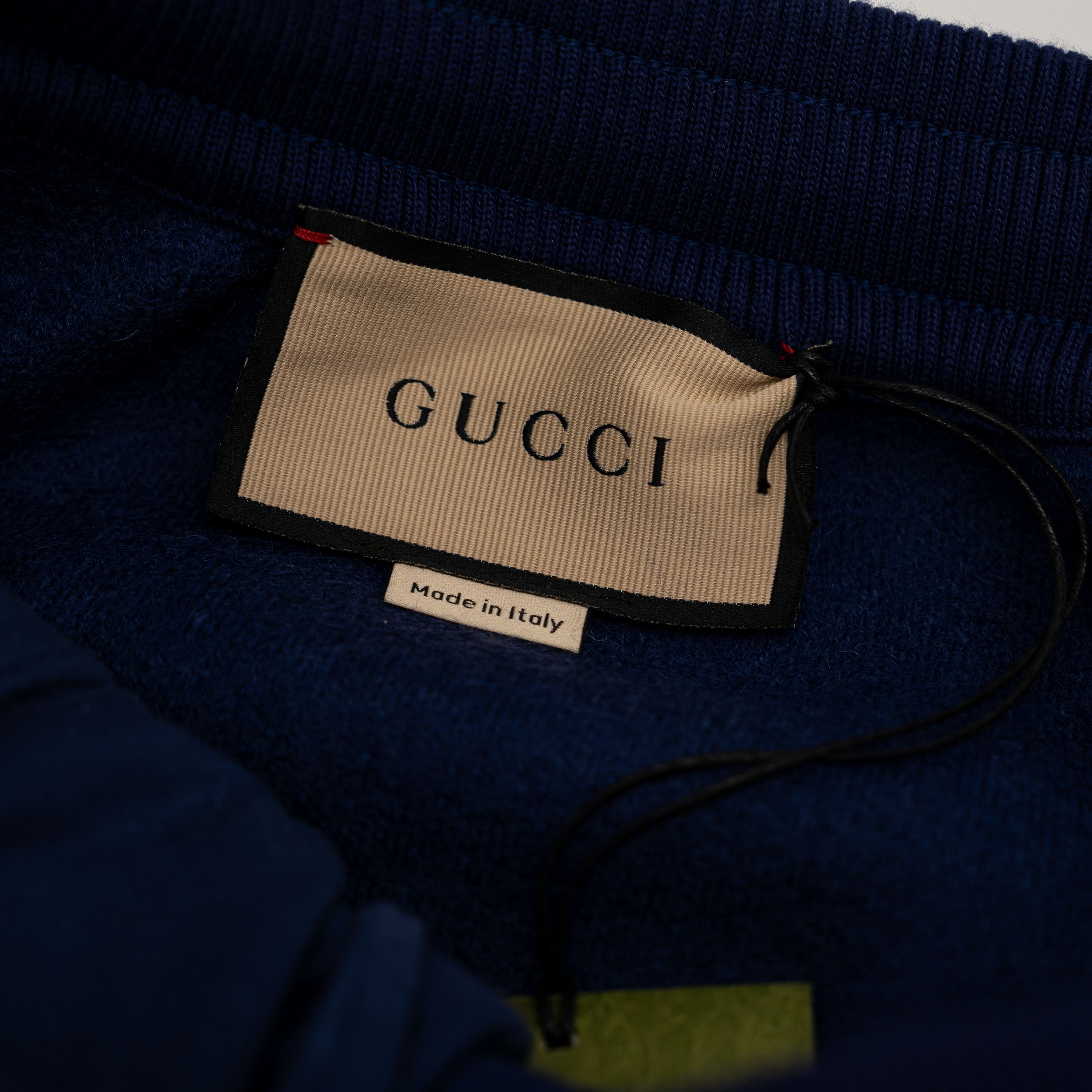 Gucci Gucci Wool Navy Blue Striped Drawstring Track Pants Web Size US 32 / EU 48 - 9 Thumbnail