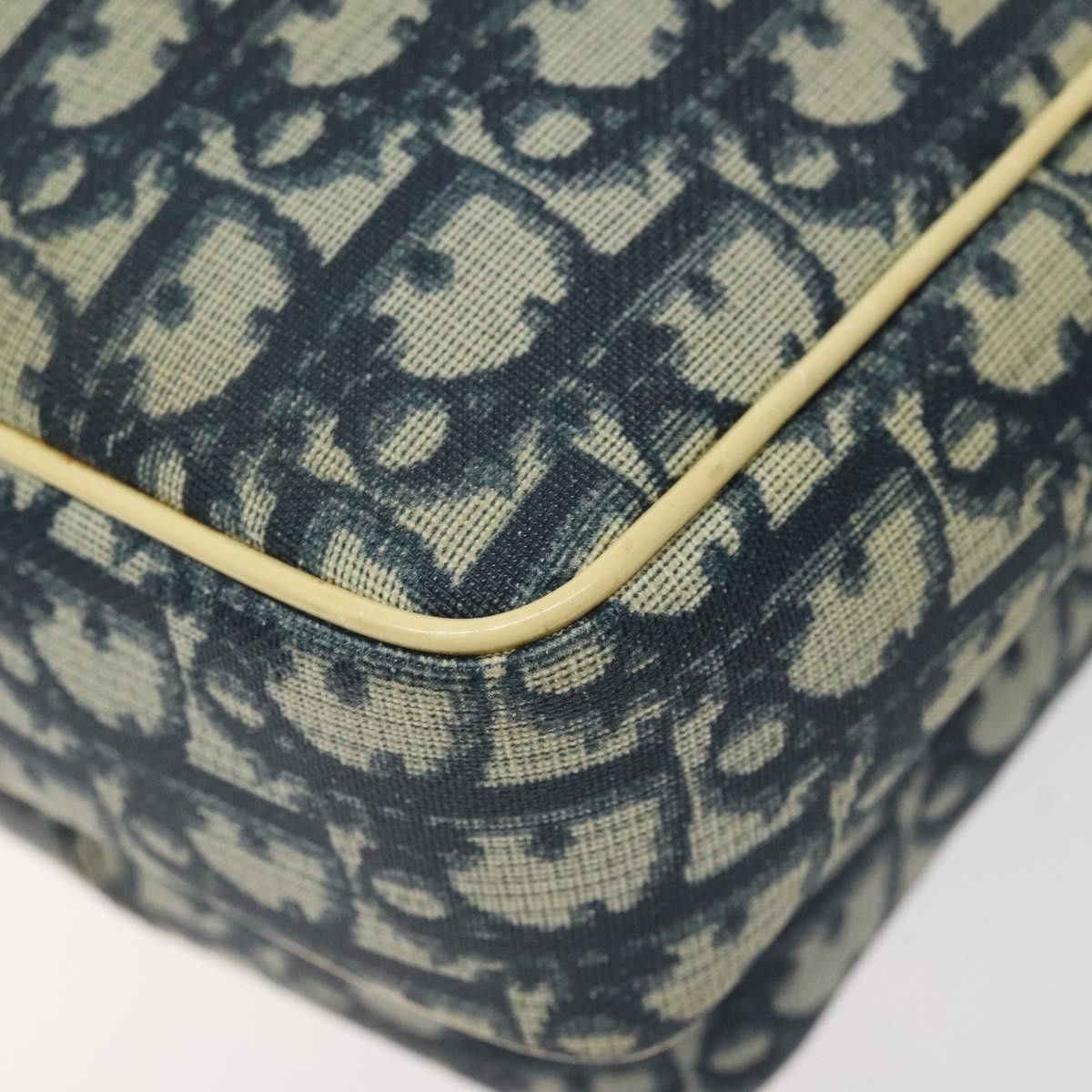 Dior DIOR Trotter Canvas Shoulder Bag Navy Gold Size ONE SIZE - 12 Thumbnail
