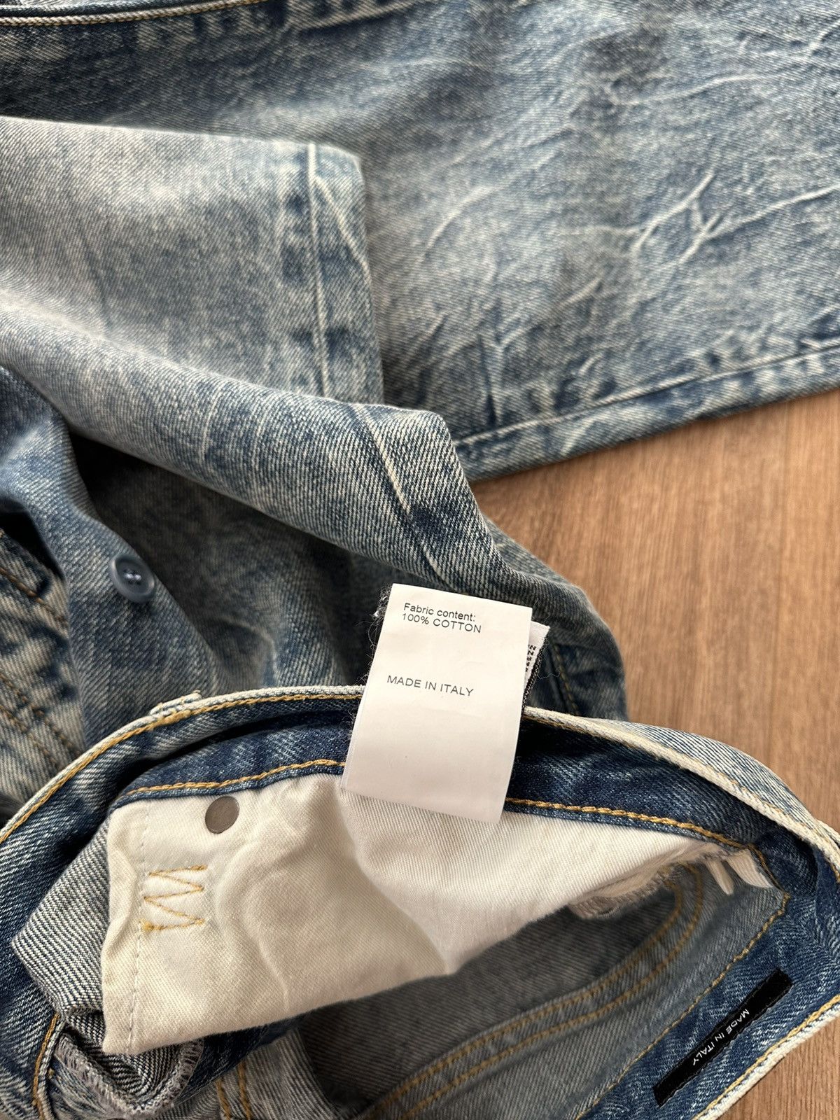 R13 🔥VINTAGE R13 WASHED CROSSOVER JEANS🔥 Size 24" / US 00 / IT 34 - 15 Thumbnail