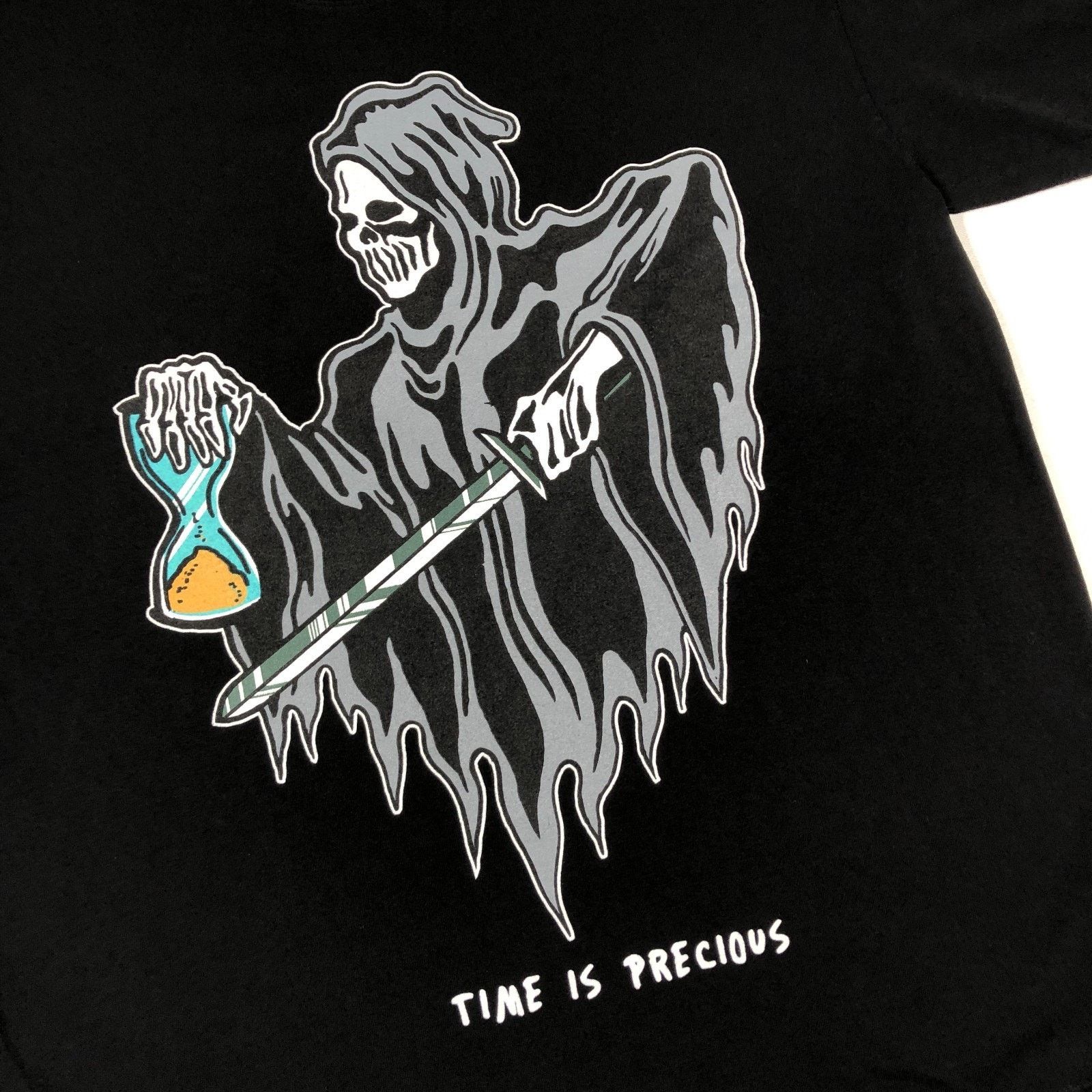 Warren Lotas Warren Lotas Time Is Precious Death Grim Reaper Tee Large Size US L / EU 52-54 / 3 - 2 Thumbnail