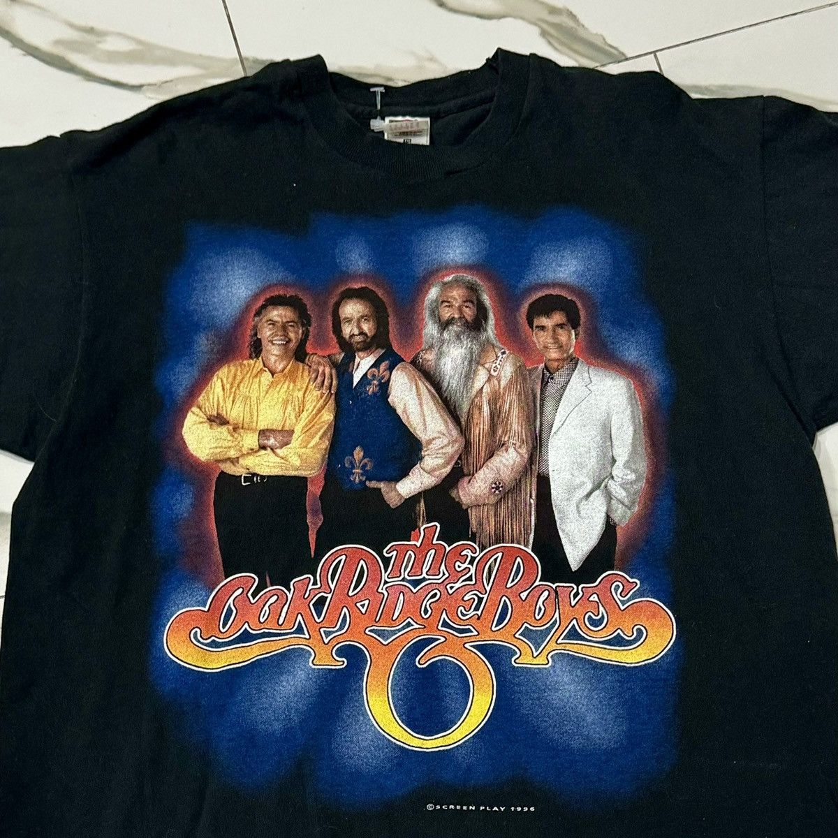 Band Tees × Vintage VINTAGE OAK RIDGE BOYS TOUR TEE! Size US XL / EU 56 / 4 - 3 Thumbnail