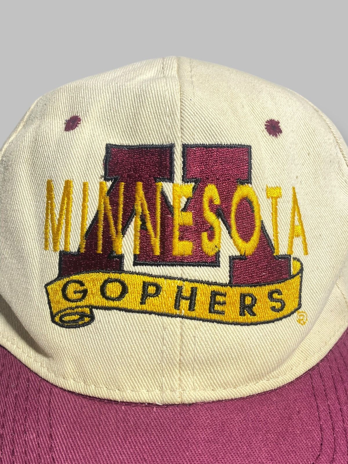 Vintage Vintage Minnesota Golden Gophers Spell Out Head Start Cap Size ONE SIZE - 10 Thumbnail