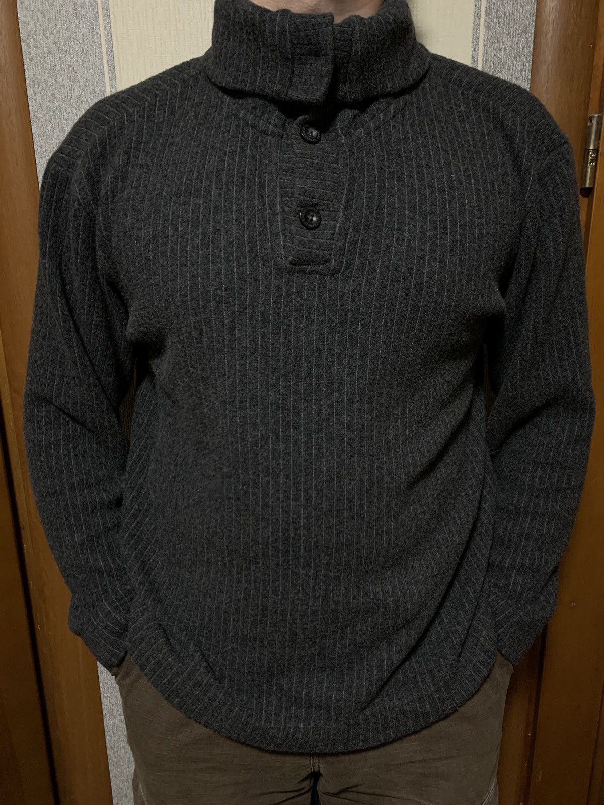 Gianfranco Ferre Vintage Gianfranco Ferre Ribbed Turtleneck Wool Sweater Size US M / EU 48-50 / 2 - 11 Thumbnail