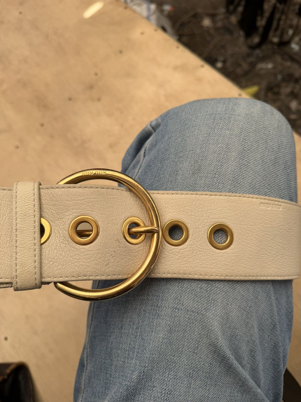 Miu Miu Miu Miu belt Size ONE SIZE - 10 Thumbnail