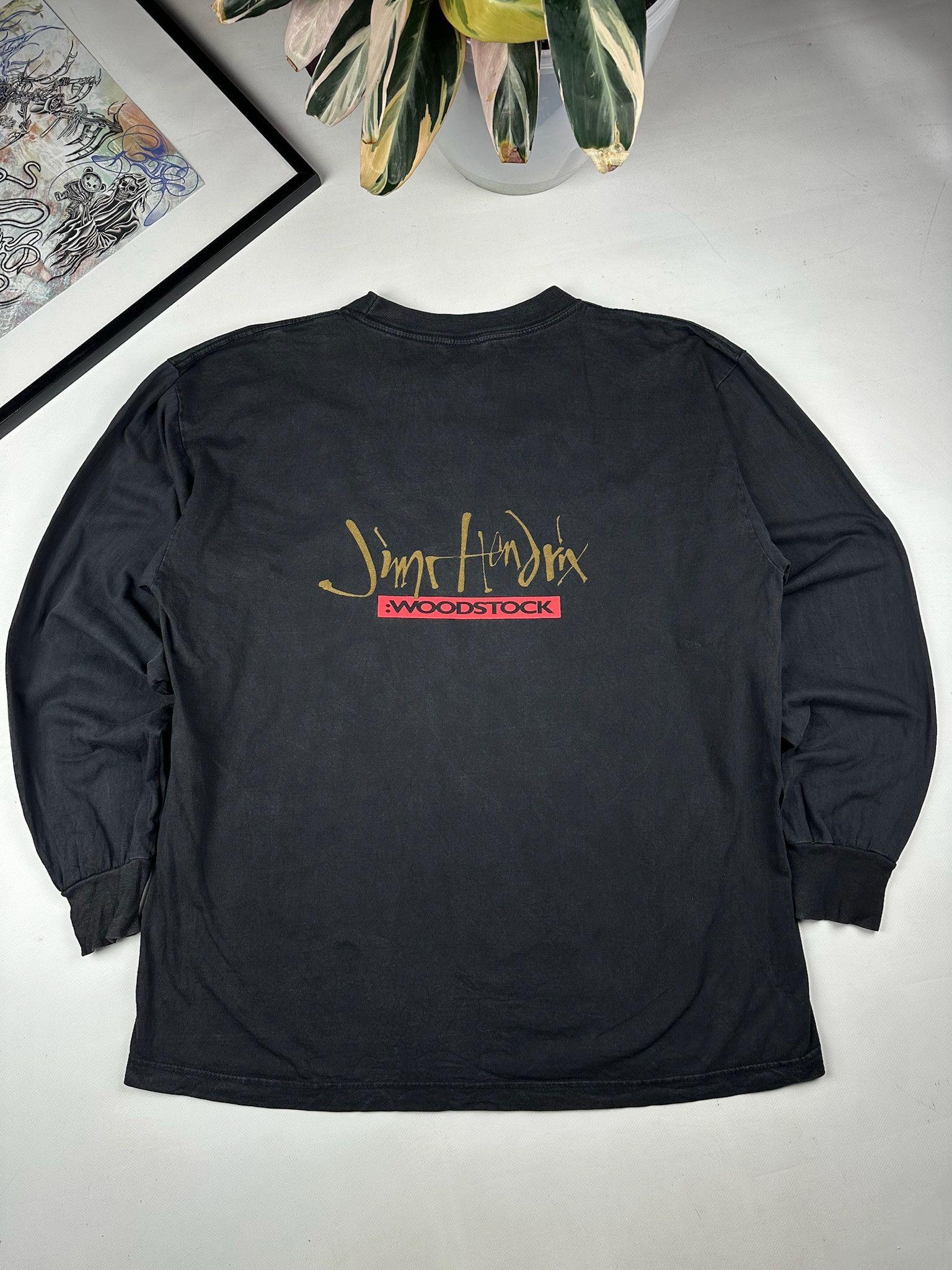 Band Tees VINTAGE JIMI HENDRIX LONGSLEEVE TSHIRT Size US XL / EU 56 / 4 - 3 Thumbnail