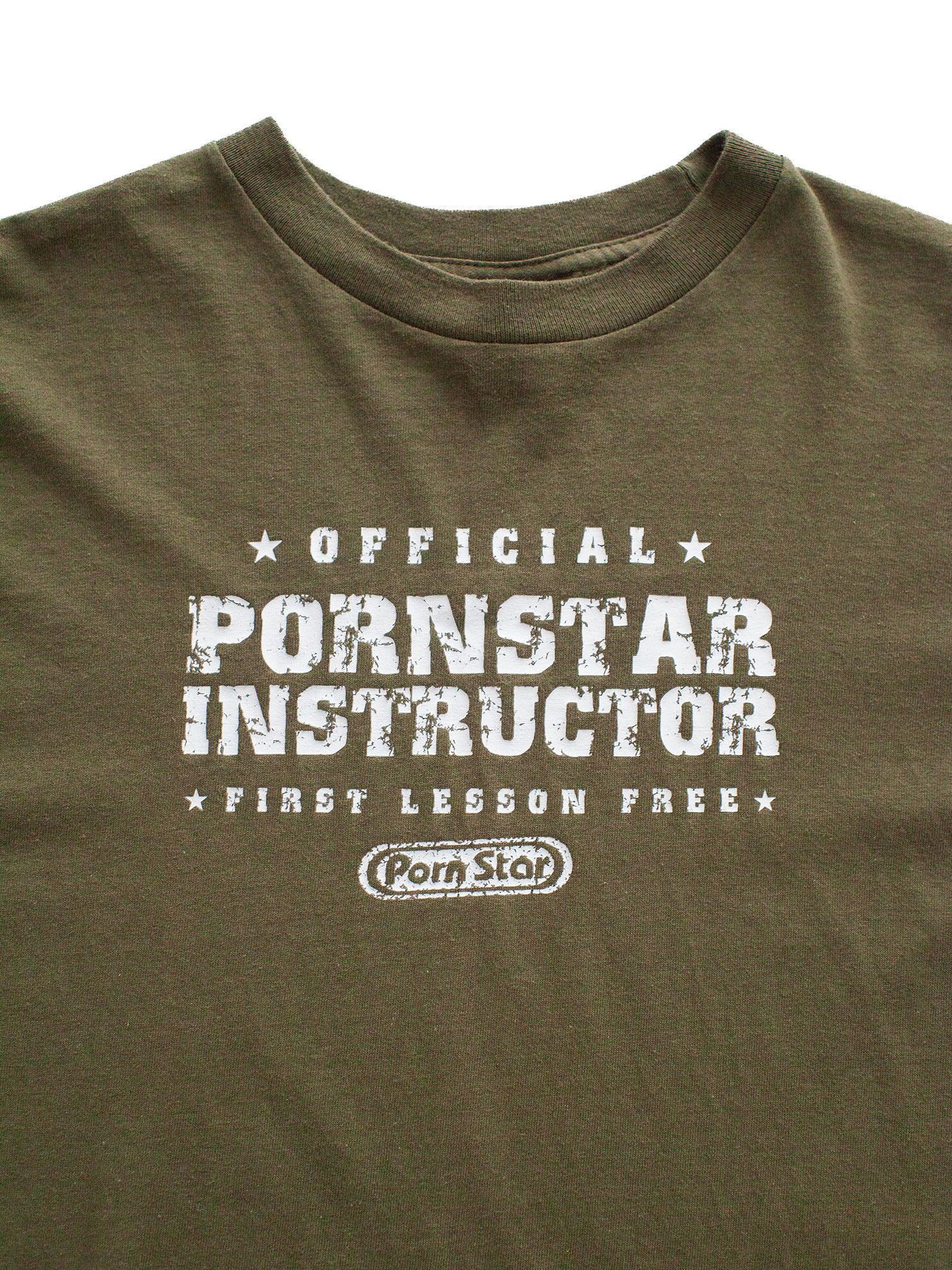 Other Vintage 00s Porn Star "First Lesson Free" Skate T-Shirt Size US M / EU 48-50 / 2 - 2 Thumbnail