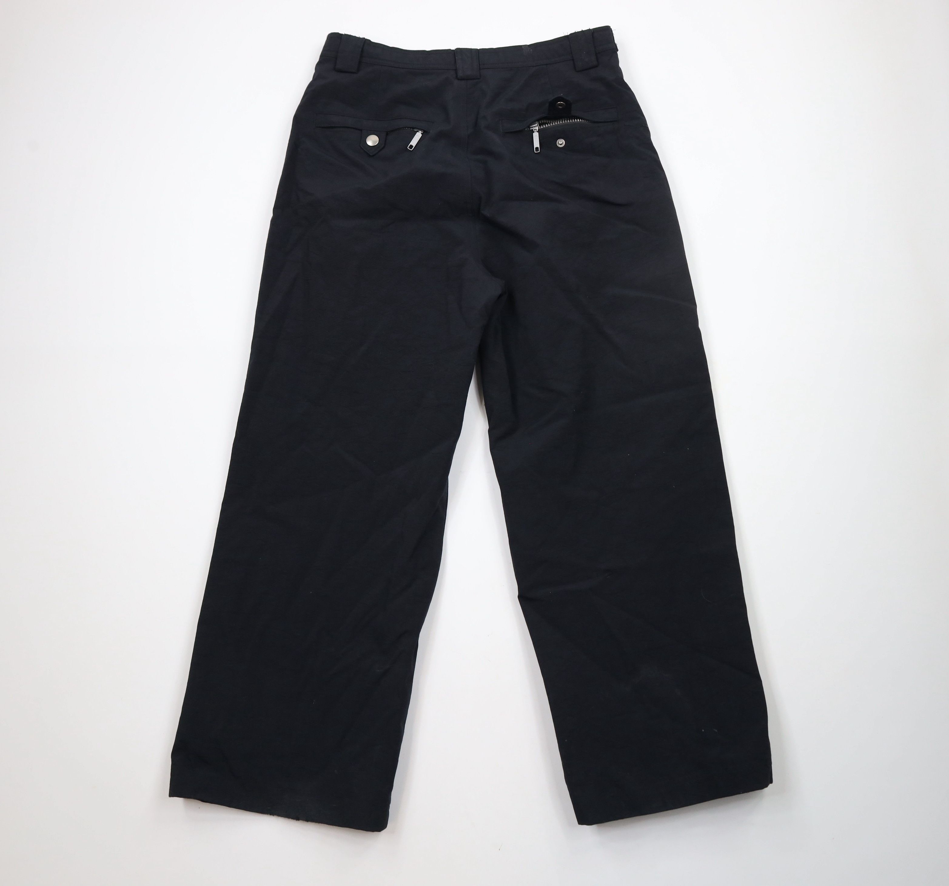 Vintage Vintage 90s Y2K Streetwear Wide Leg Skateboard Pants Black Size US 36 / EU 52 - 10 Thumbnail