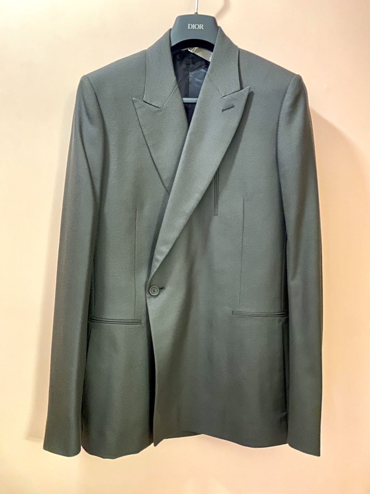 Dior Dior wool oblique tailored blazer jacket 48 Size 48R - 2 Thumbnail
