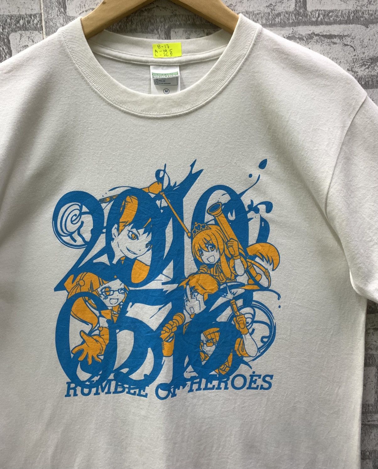 Anime × Japanese Brand × Vintage Rumble Of Heroes T-shirts Size US M / EU 48-50 / 2 - 3 Thumbnail