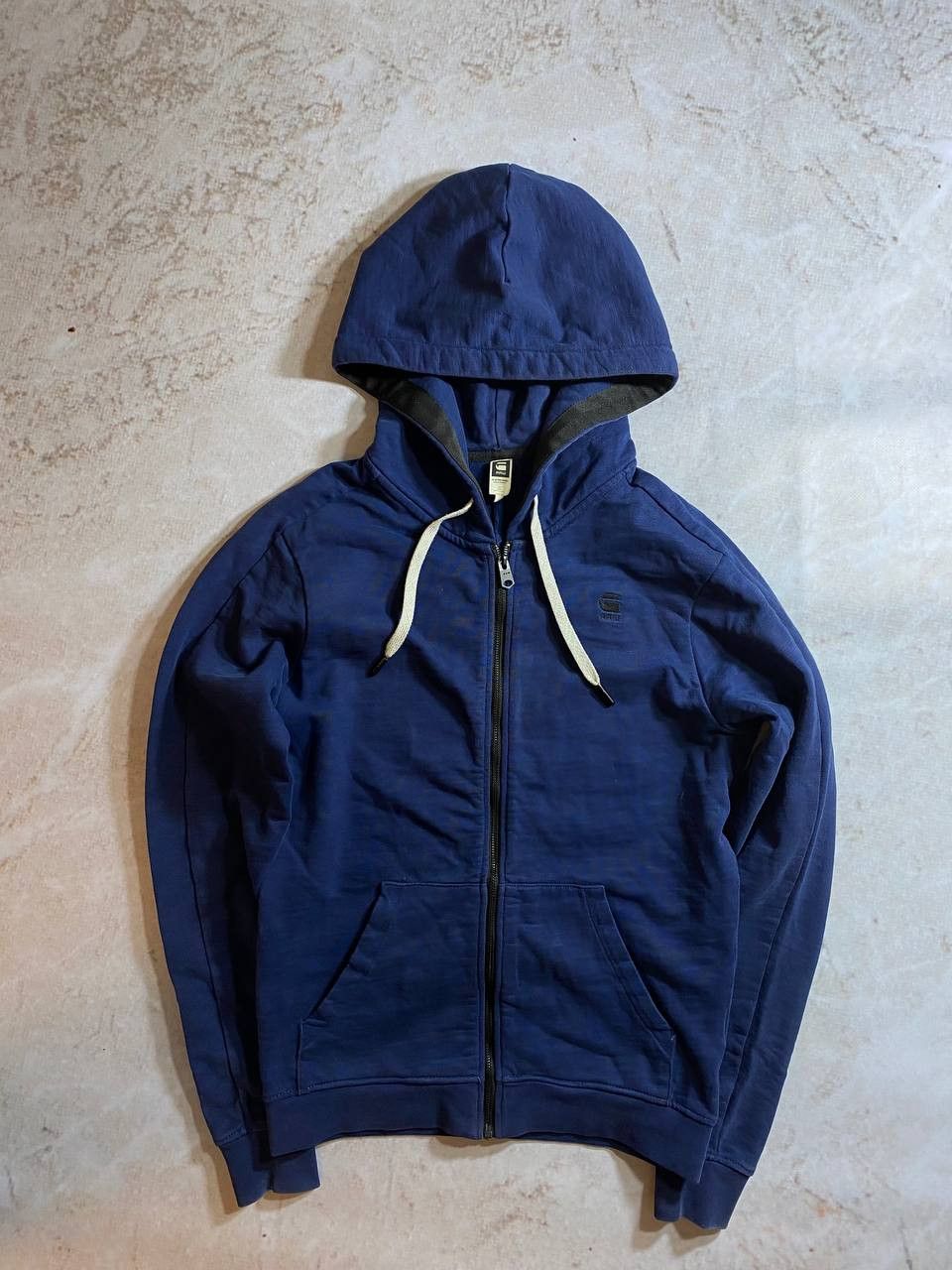 G-Star × Vintage Rare G-Star Raw cotton Zip Up Hoodie with oversized hood Size US S / EU 44-46 / 1 - 1 Thumbnail